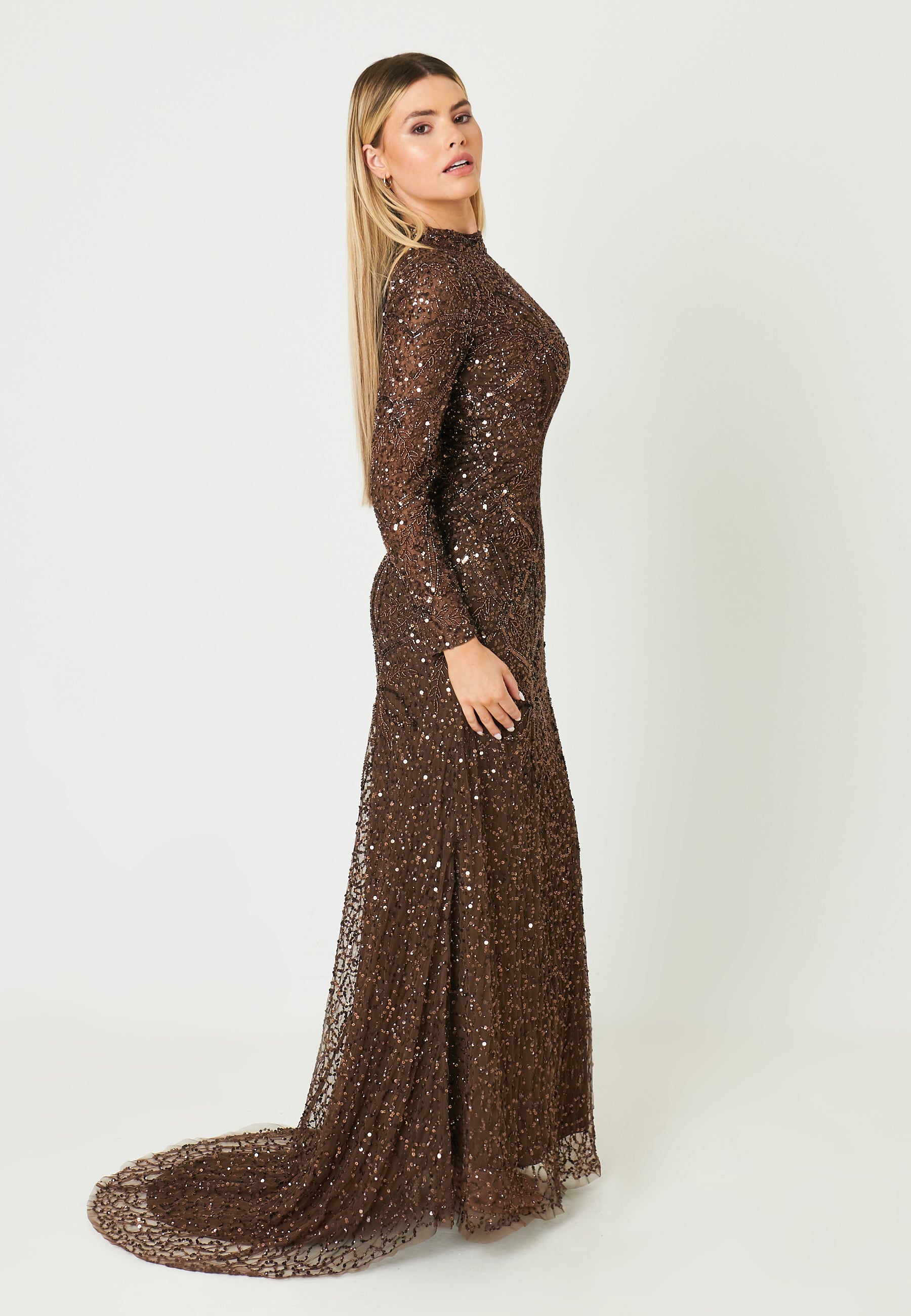 Hania Modest Sequin Maxi Dress | MTZ240406