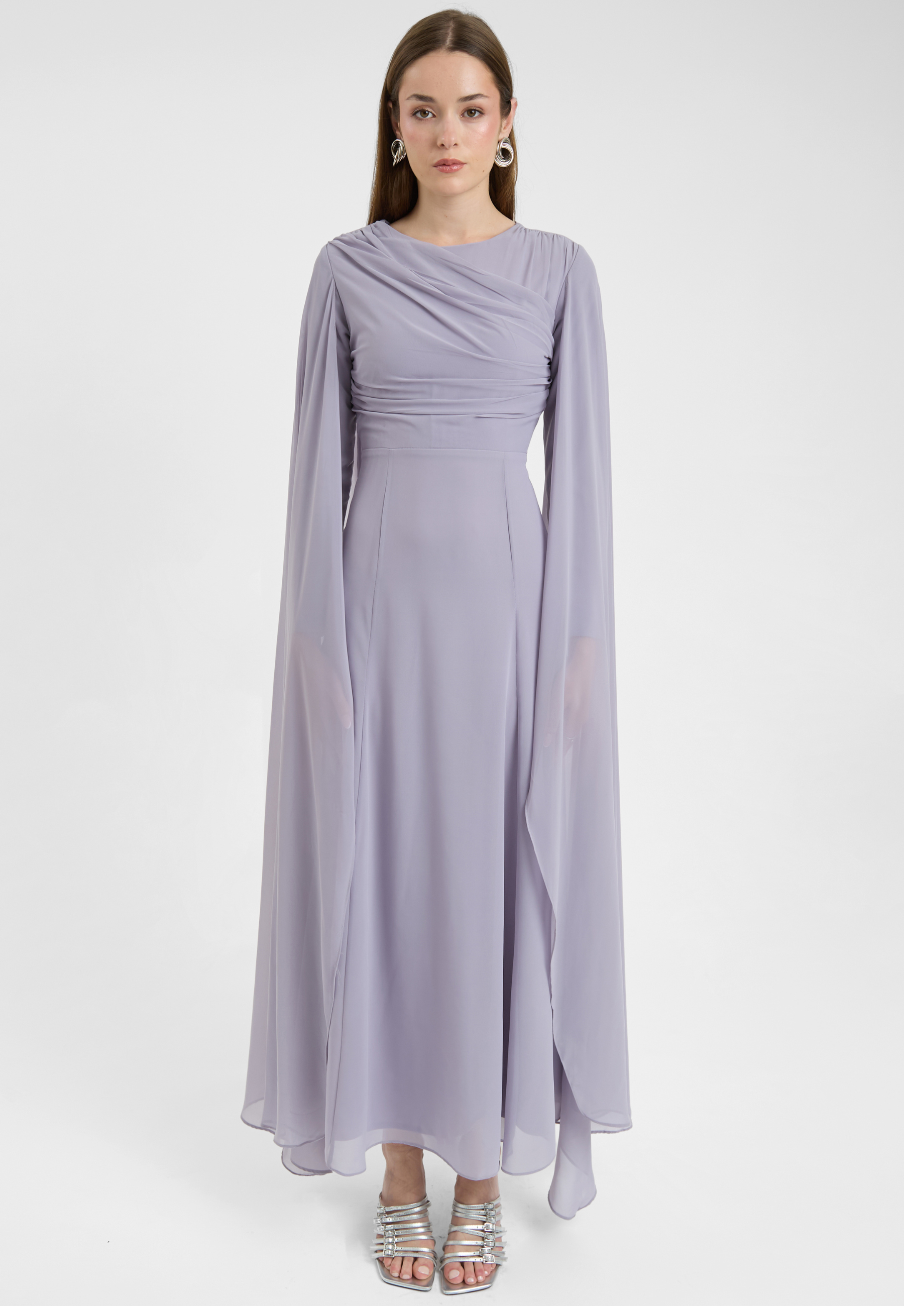 Aurora Modest Chiffon Maxi Dress | MTZ250916