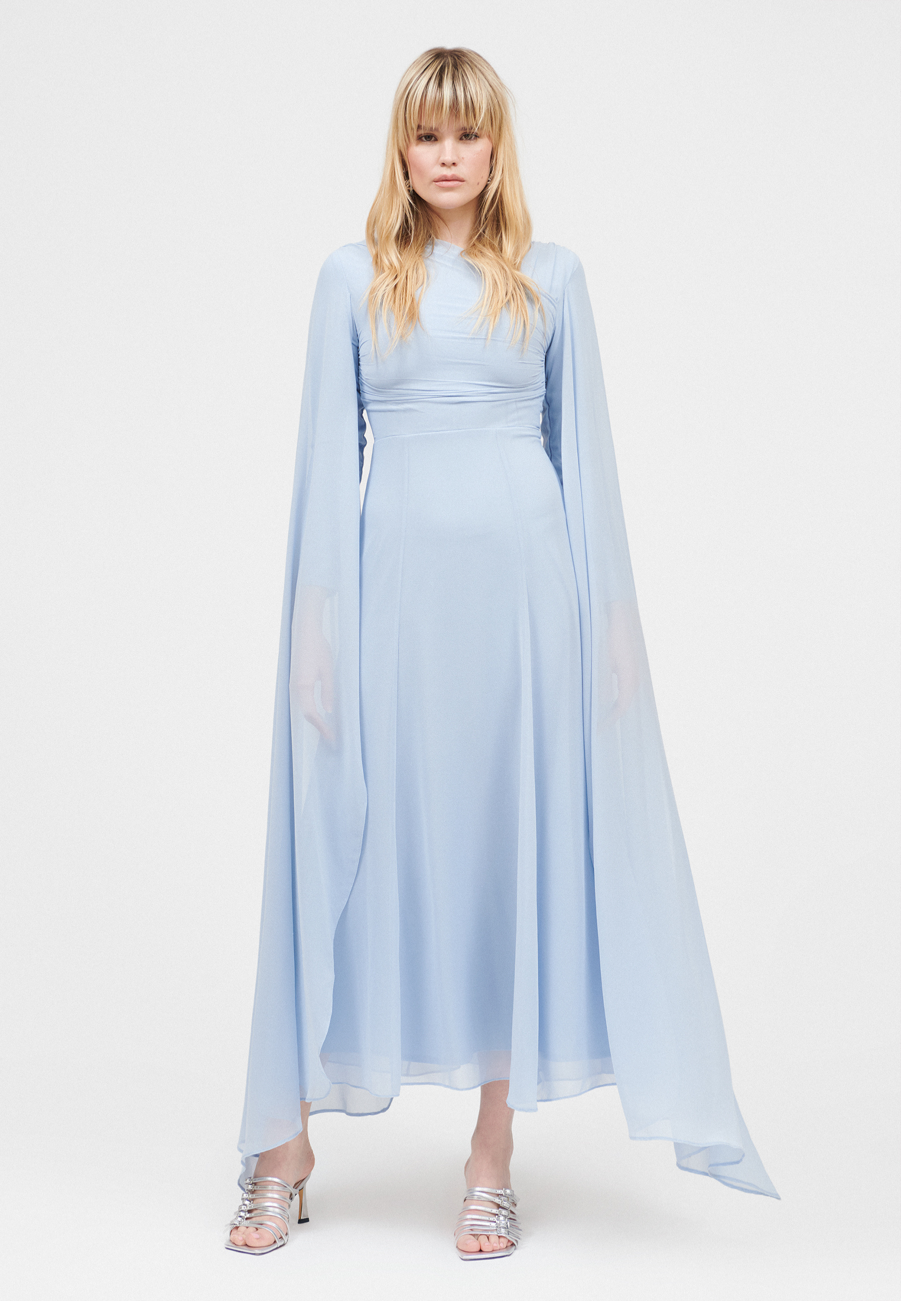 modest chiffon maxi dress Yalina Modest Chiffon Maxi Dress