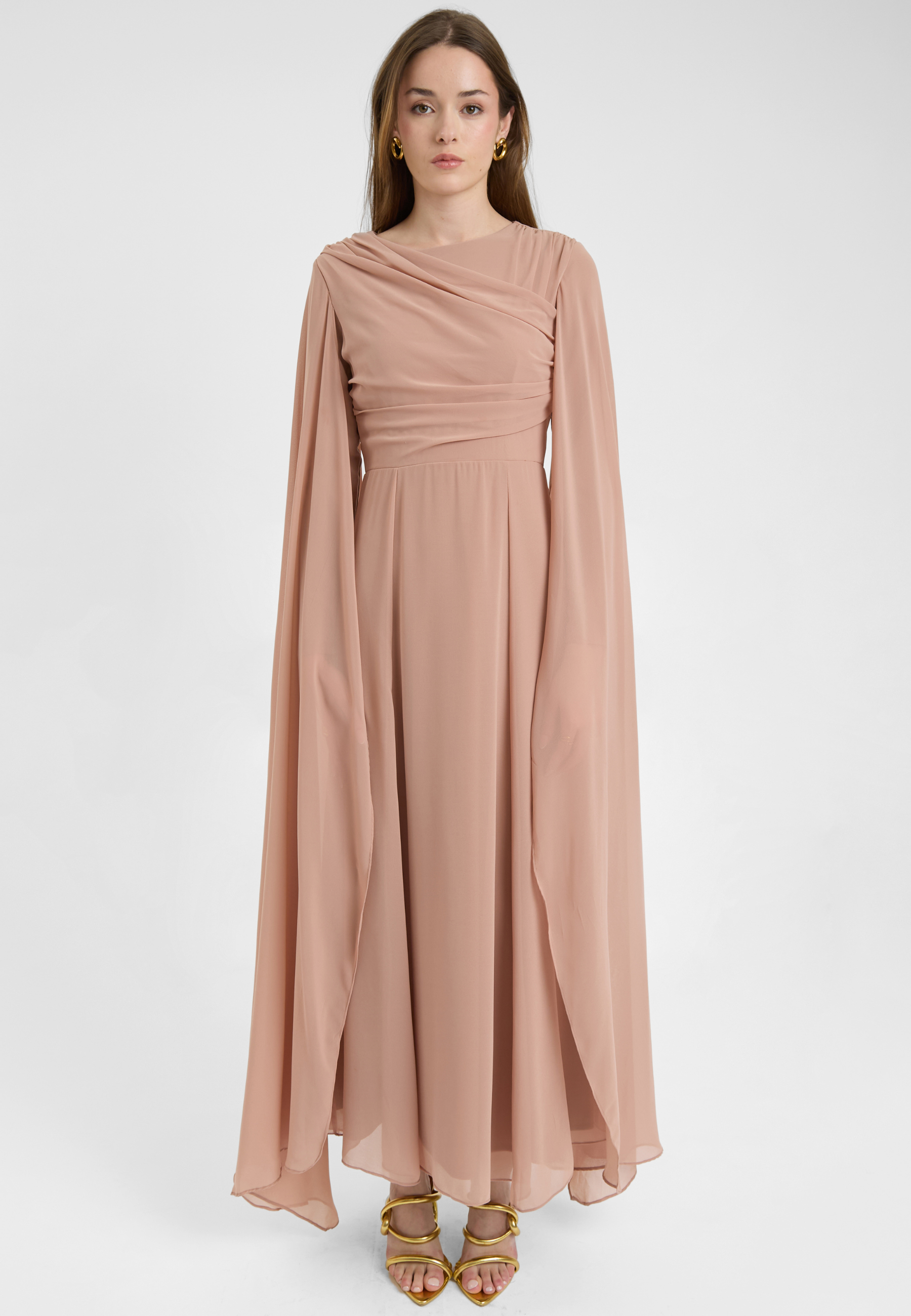 Mai Modest Chiffon Maxi Dress | MTZ250917