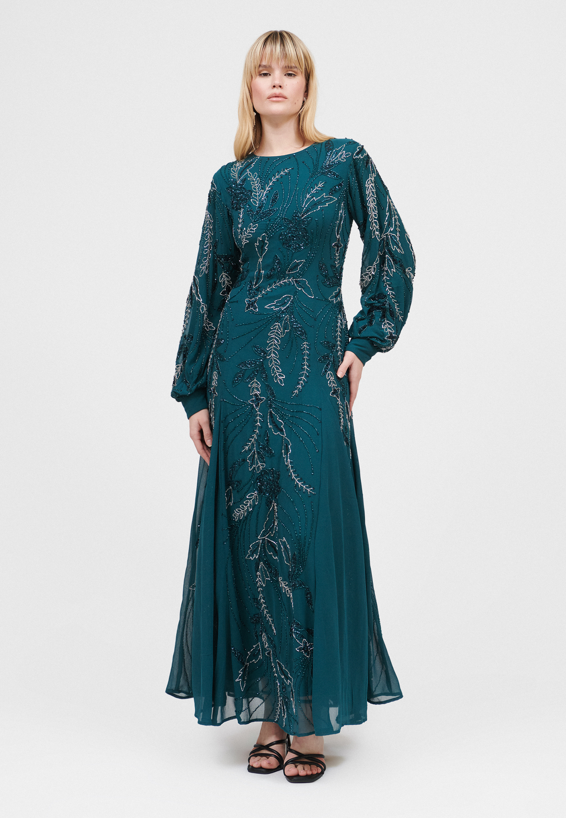 Oya Modest Embellished Sequin Maxi Dress | MTZ250319 MARYISA Oya Modest Embellished Sequin Maxi Dress | MTZ250319 MARYISA