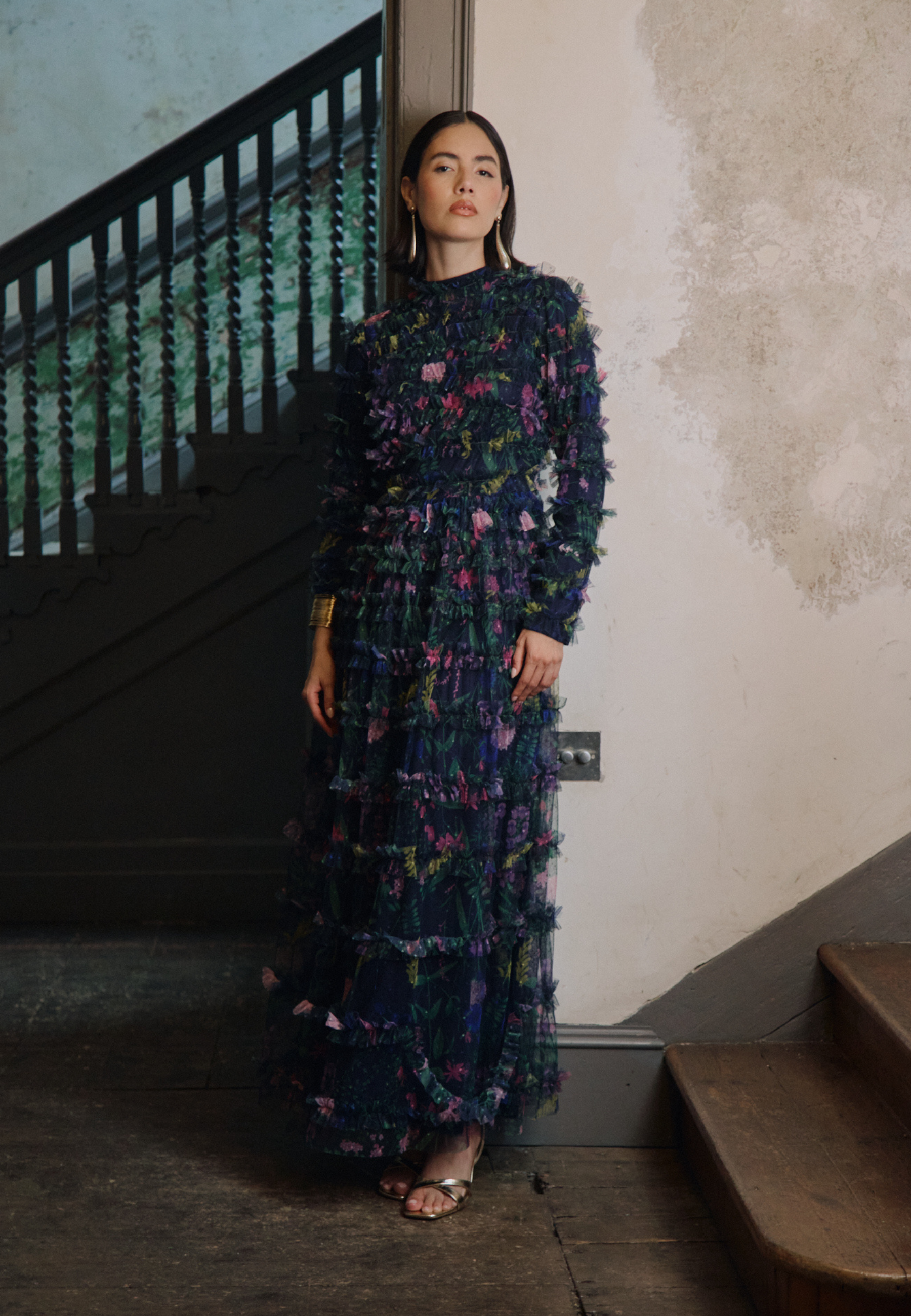 Miray Modest Ruffle Maxi Dress | MTZ250118