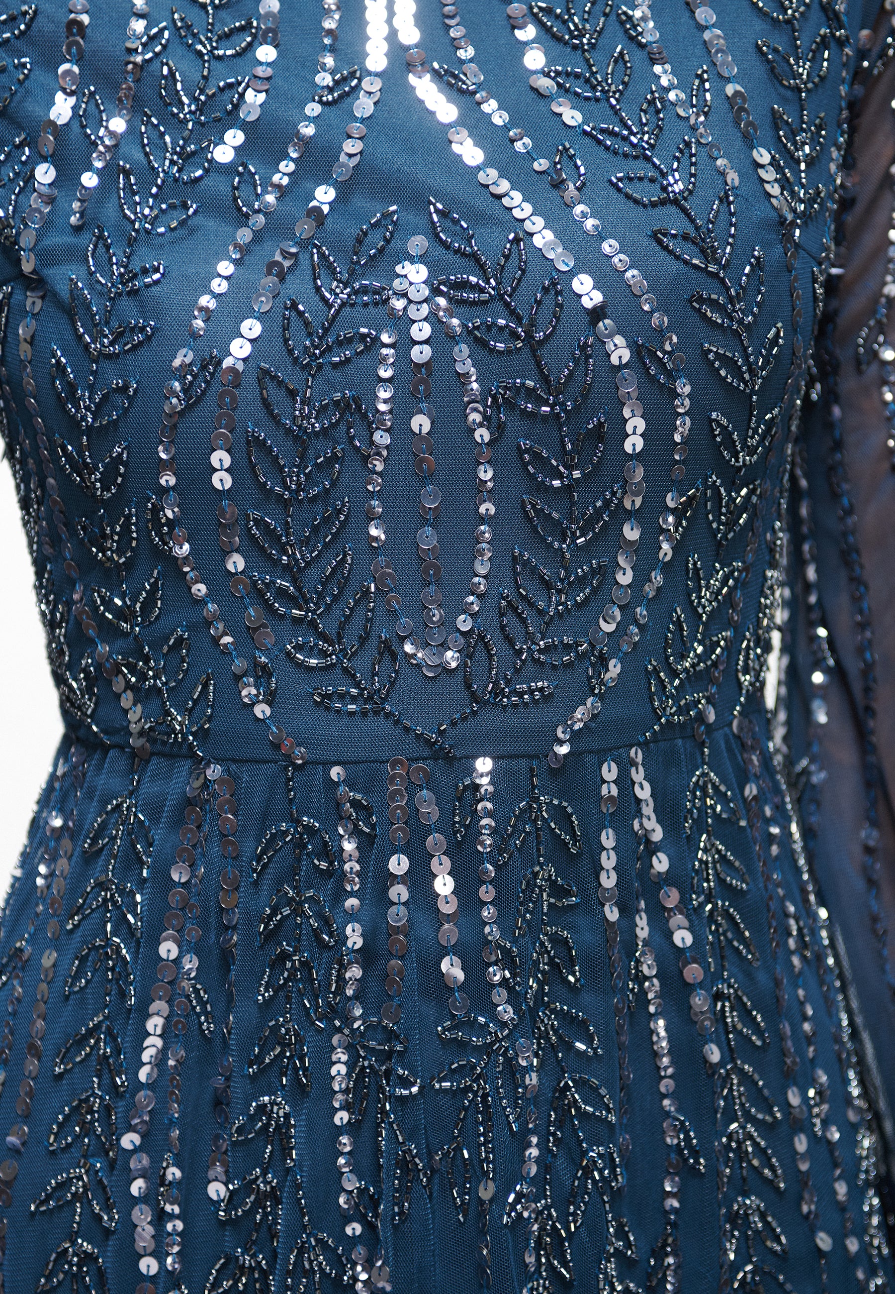 SEINNA MODEST EMBELLISHED SEQUIN MAXI DRESS | BTM240202N