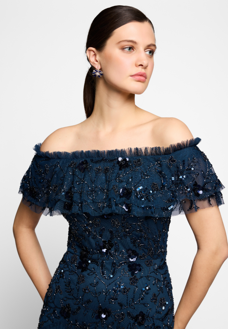 S8 Modest Sequin Maxi Dress | MTZ260114