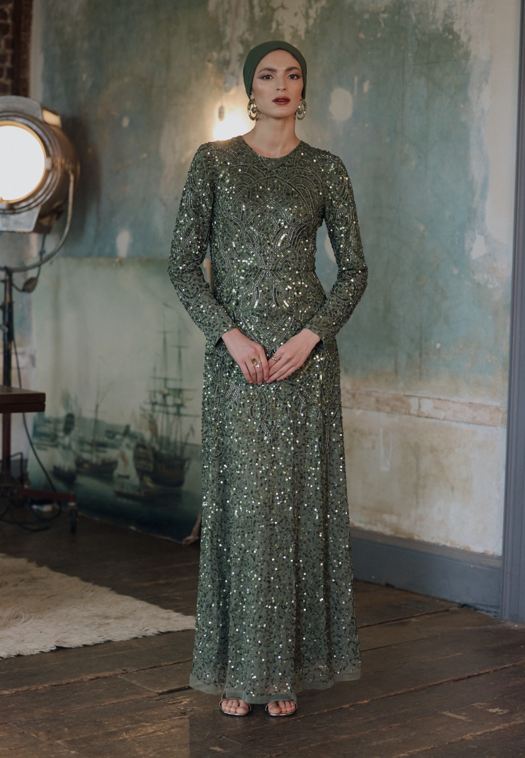 Derya Embellished Sequin Maxi Dress | MTZ250811 MARYISA Derya Embellished Sequin Maxi Dress | MTZ250811 MARYISA