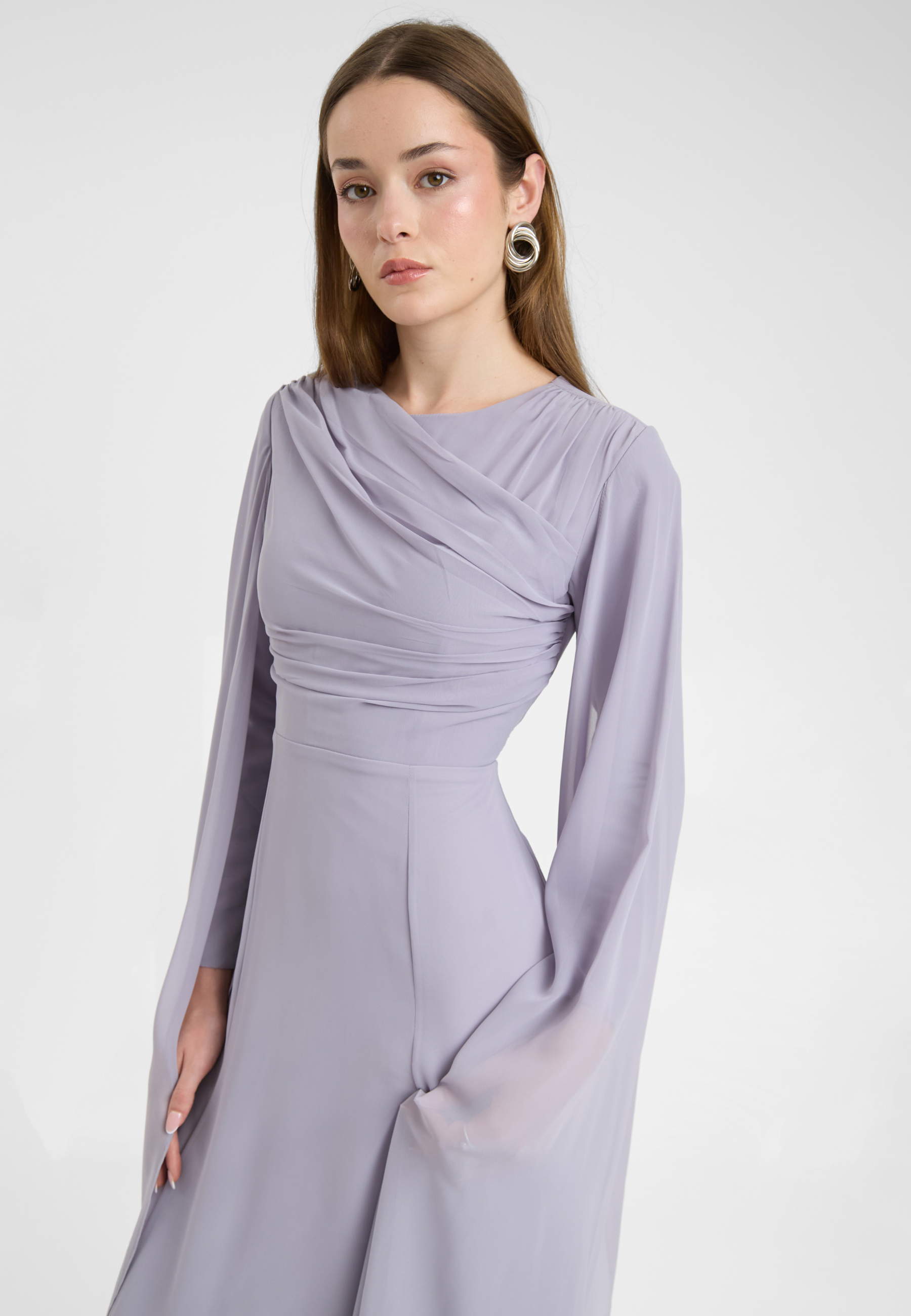 Aurora Modest Chiffon Maxi Dress | MTZ250916