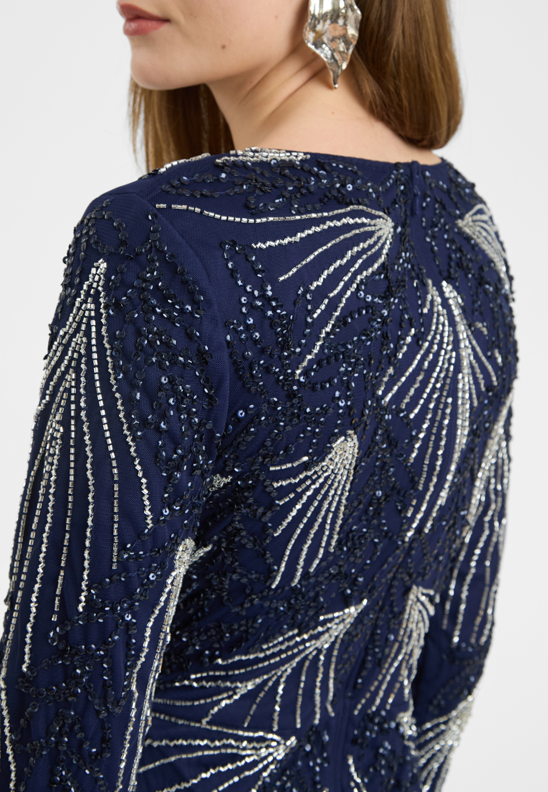 Elle Modest Embellished Sequin Maxi Dress | MTZ250714