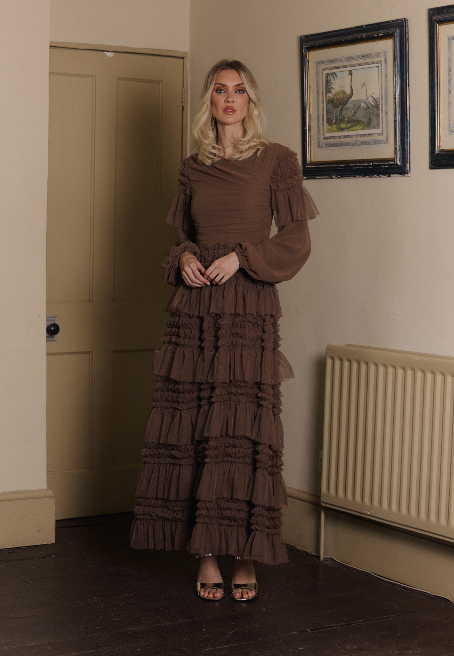 Naia Modest Chiffon Maxi Dress | MTZ250122