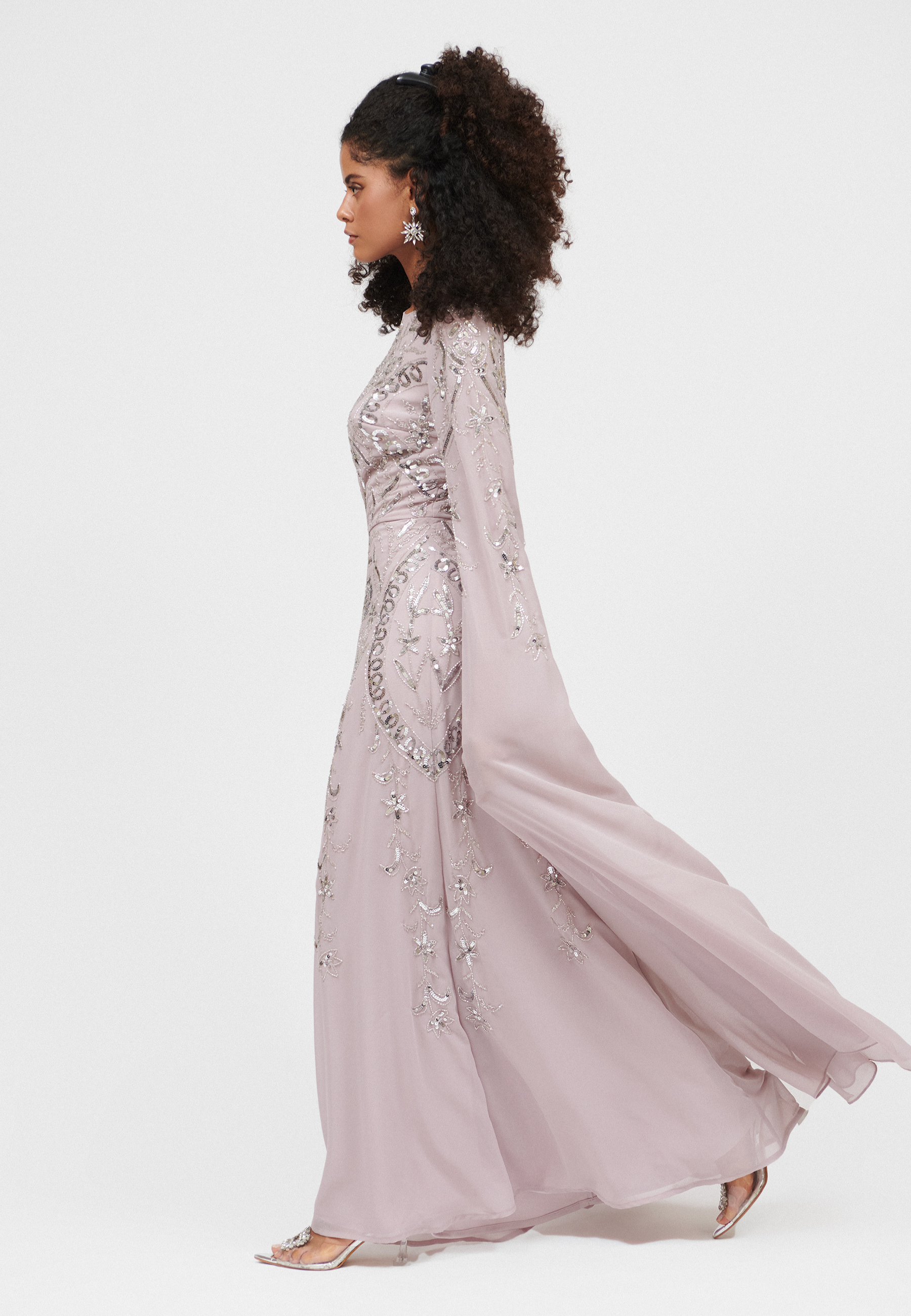 Dima Modest Embellished Sequin Maxi Dress | MTZ250118
