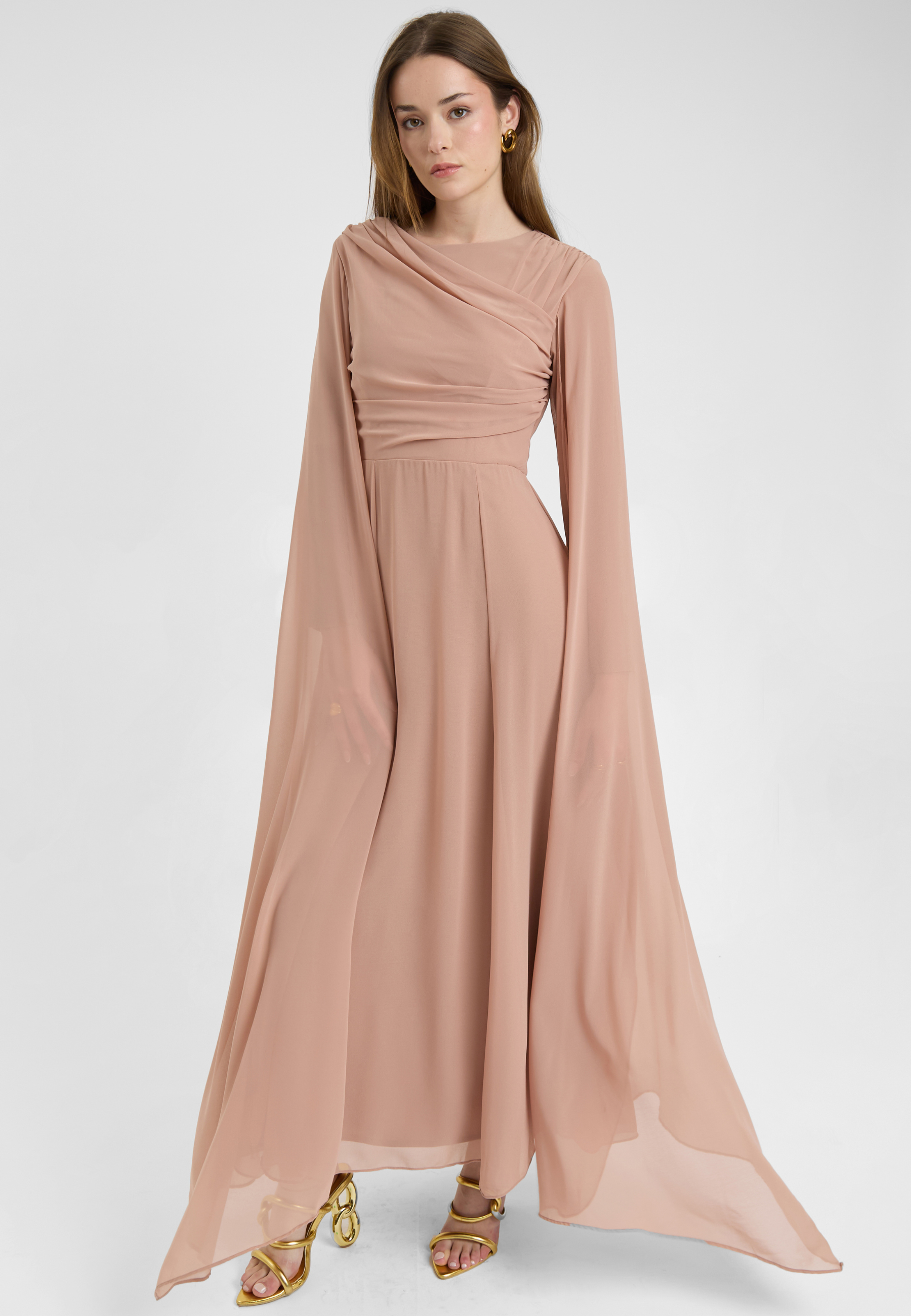 Mai Modest Chiffon Maxi Dress | MTZ250917