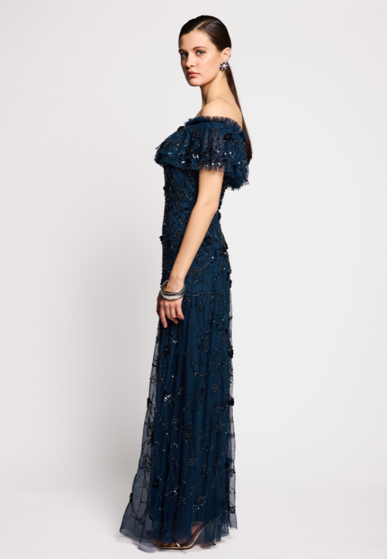 S8 Modest Sequin Maxi Dress | MTZ260114