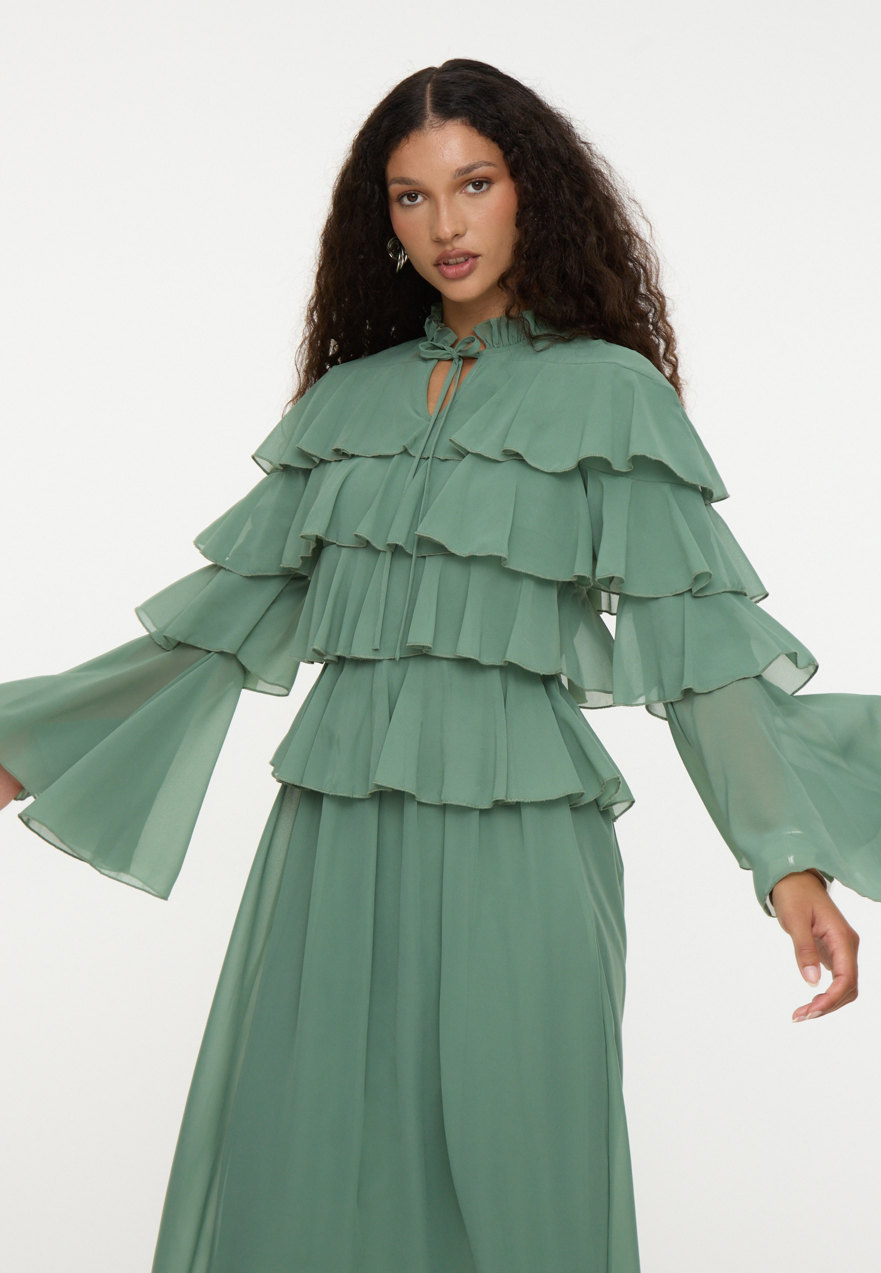 Aria Modest Chiffon Maxi Dress | MTZ250919