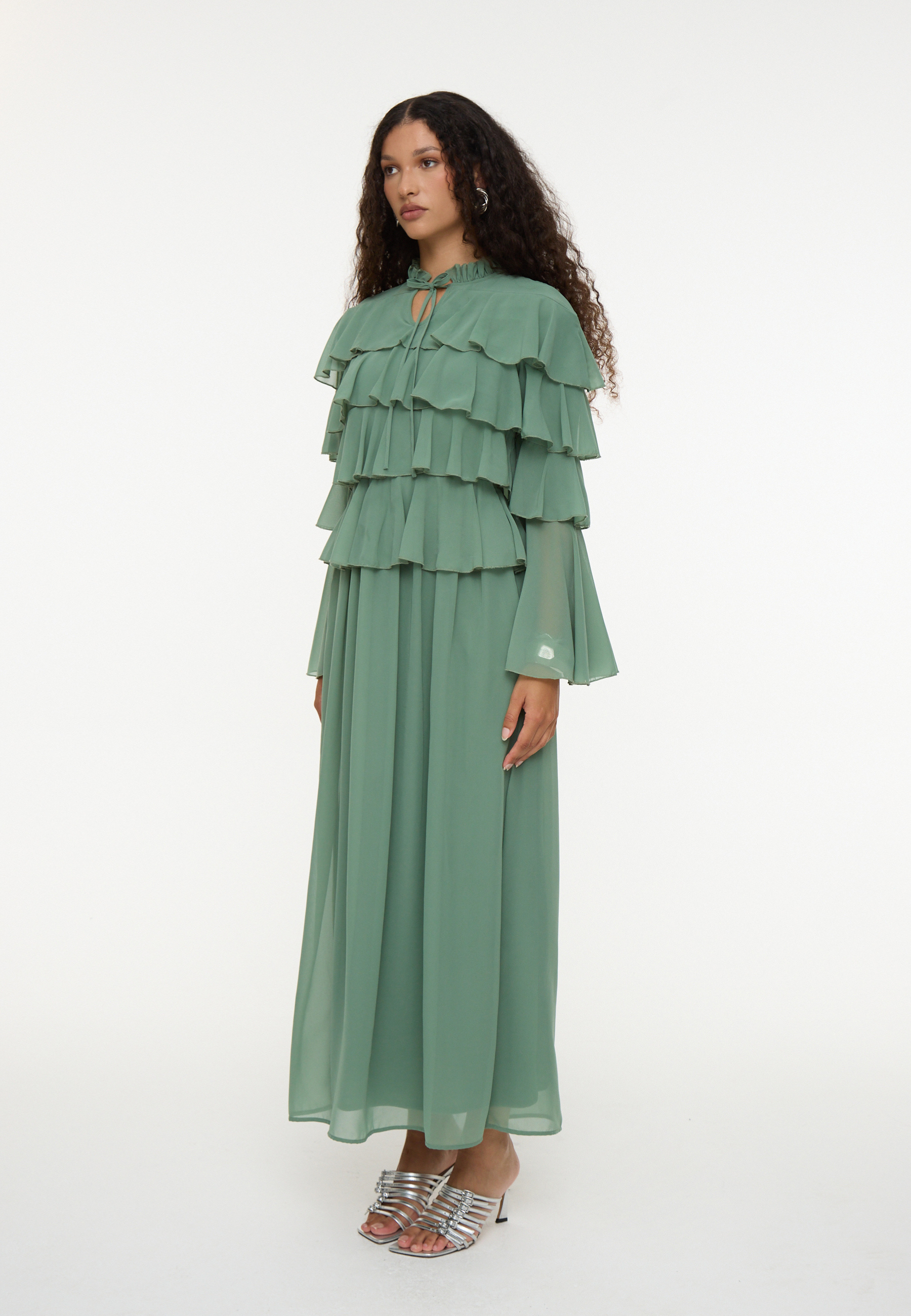 Aria Modest Chiffon Maxi Dress | MTZ250919
