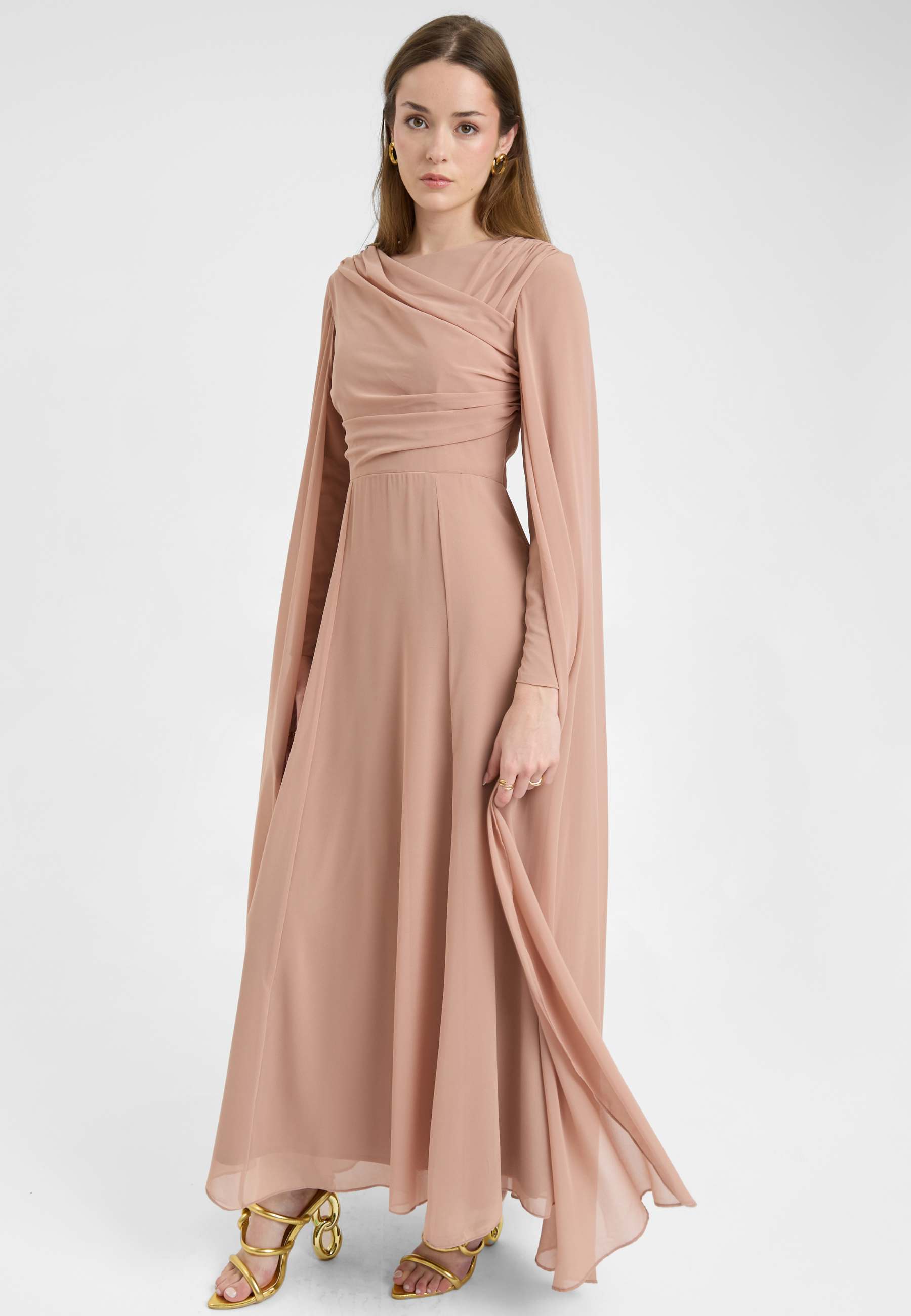 Mai Modest Chiffon Maxi Dress | MTZ250917