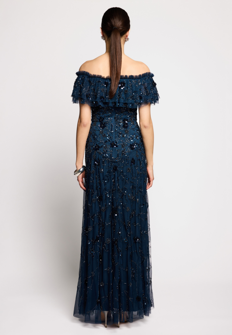 S8 Modest Sequin Maxi Dress | MTZ260114