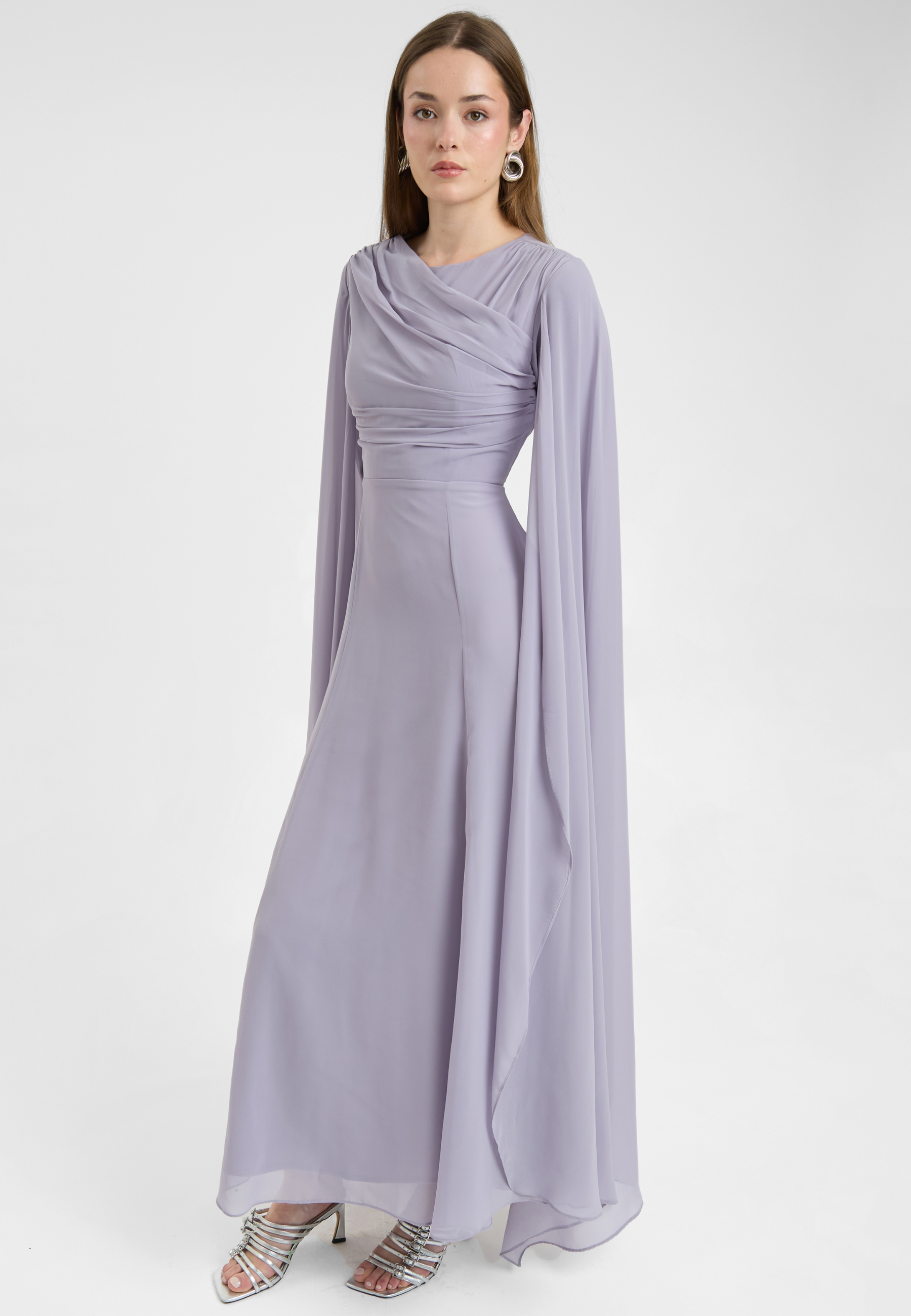 Aurora Modest Chiffon Maxi Dress | MTZ250916