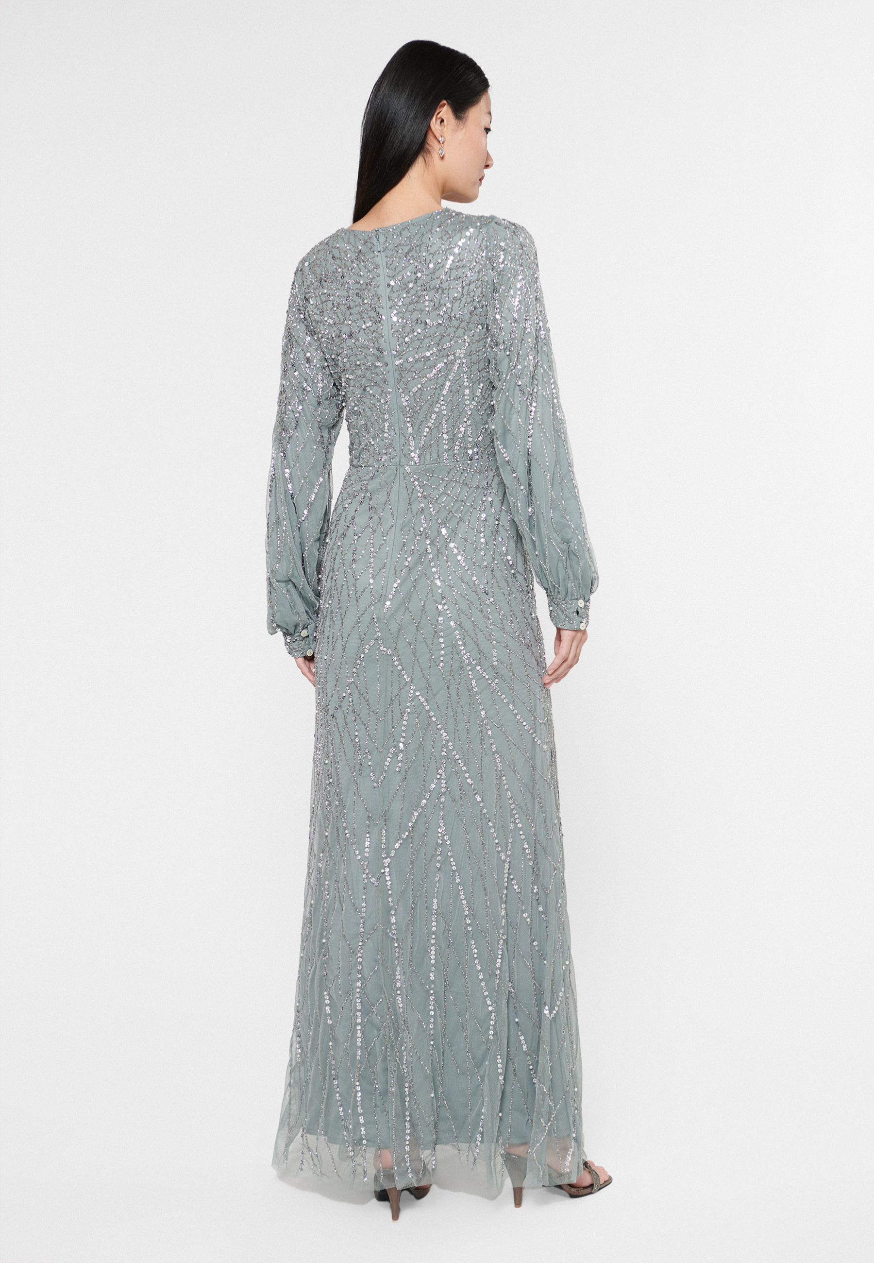 Maram Modest Embellished Sequin Maxi Dress | MTZ250106 MARYISA Maram Modest Embellished Sequin Maxi Dress | MTZ250106 MARYISA
