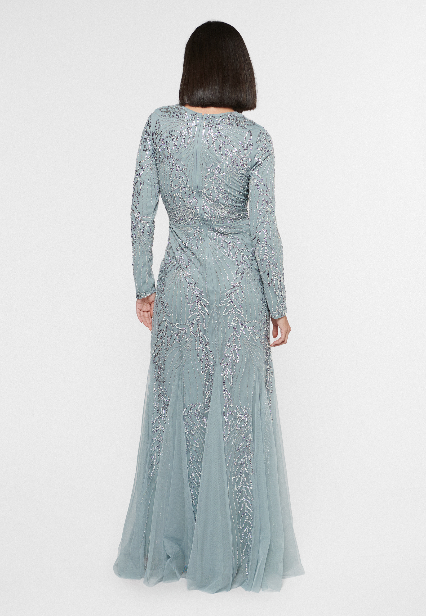 Emma Modest Embellished Sequin Maxi Dress | MTZ240103