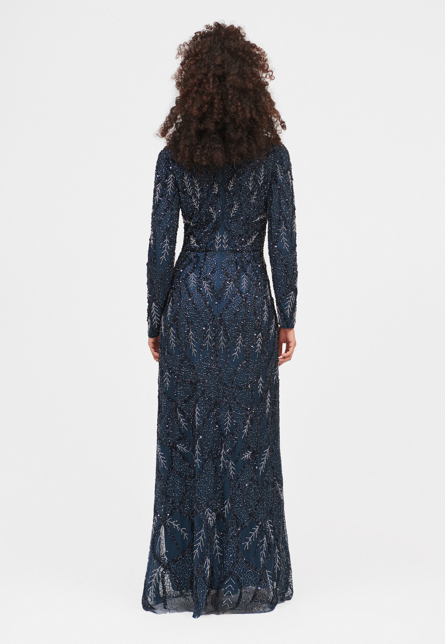 Anan Modest Embellished Sequin Maxi Dress | MTZ250103