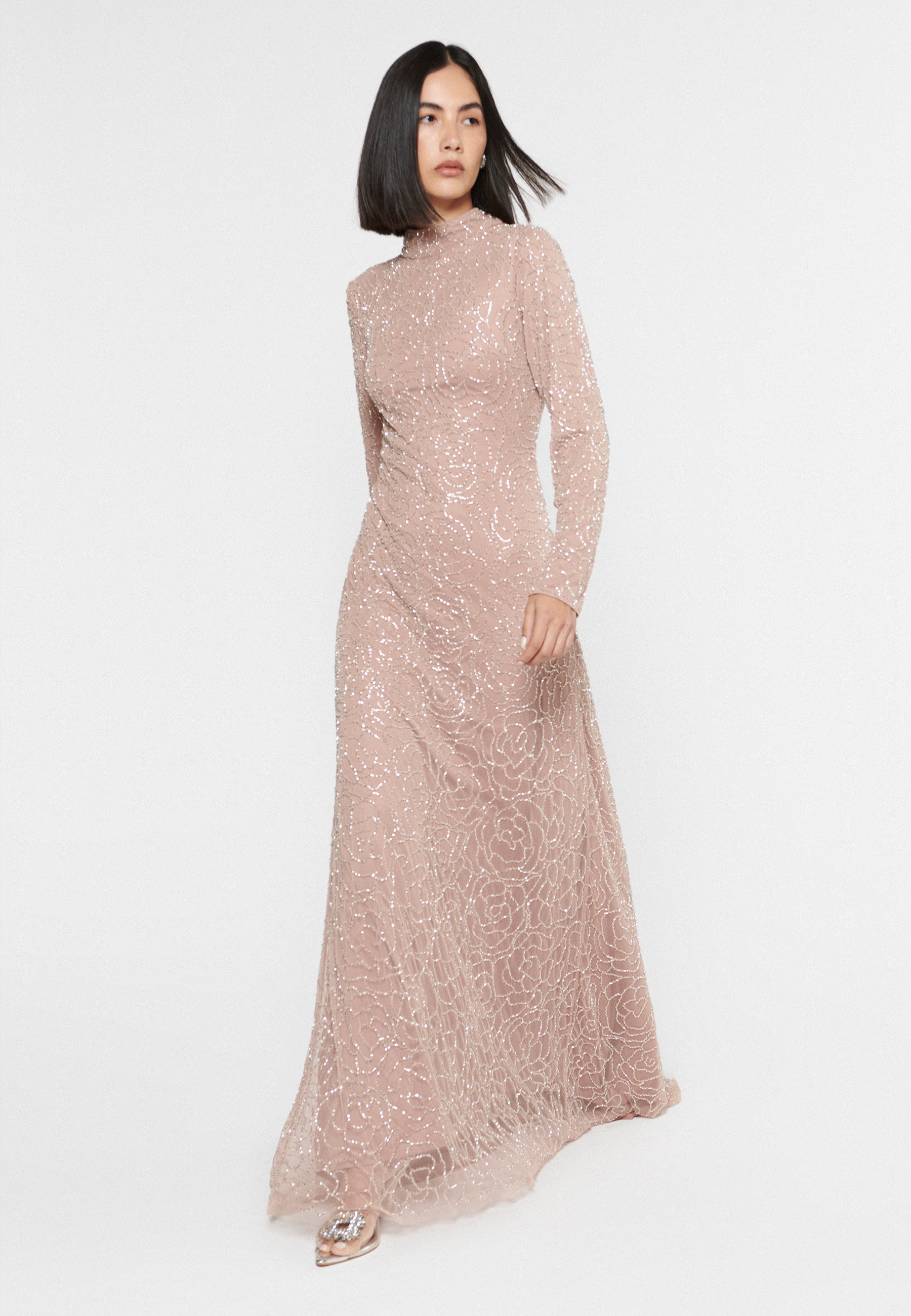 Iba Modest Embellished Sequin Maxi Dress | MTZ250116