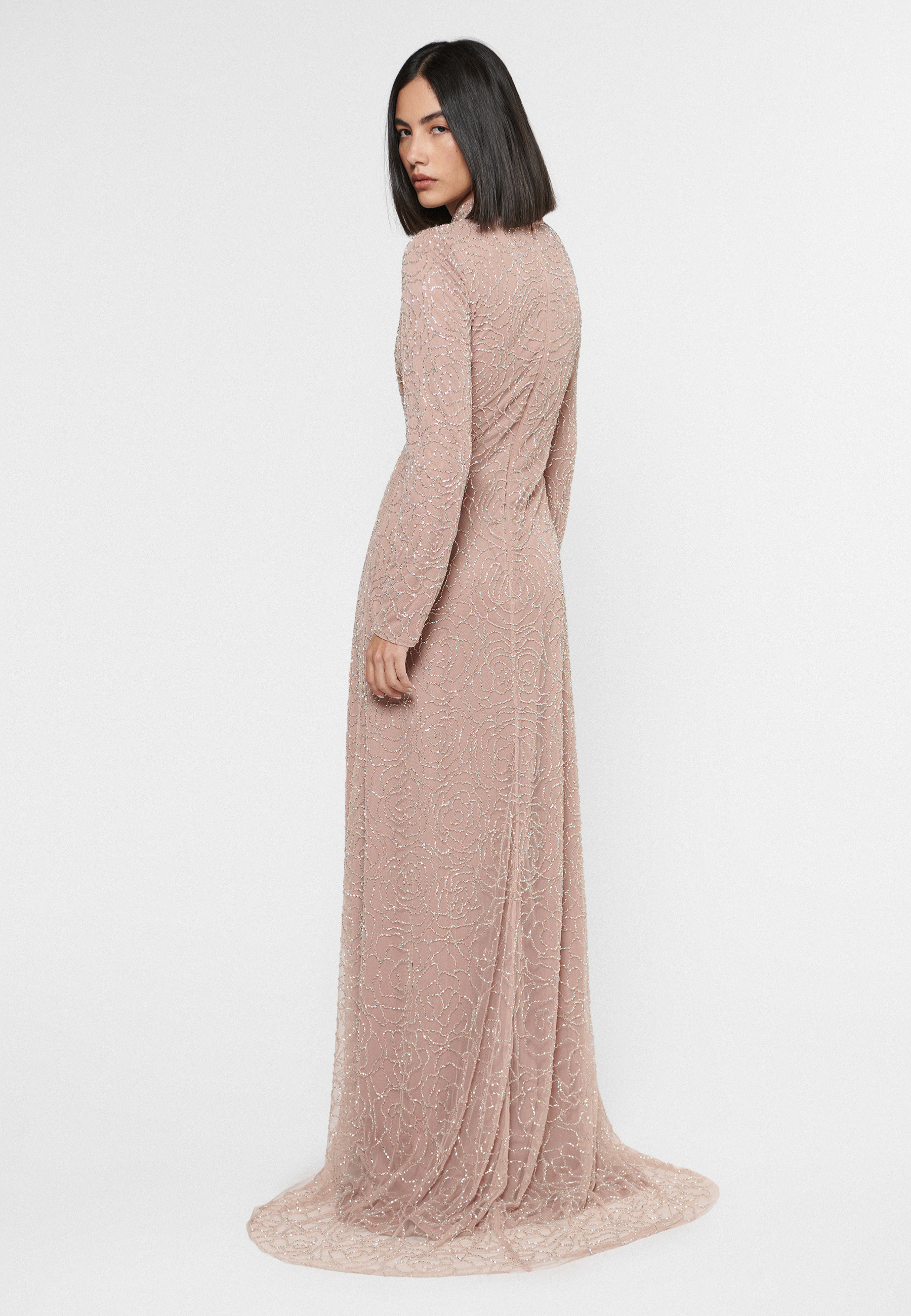 Iba Modest Embellished Sequin Maxi Dress | MTZ250116