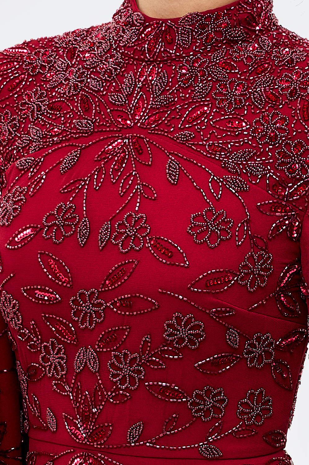 Maisie Modest Sequin Maxi Dress | MTZ260304