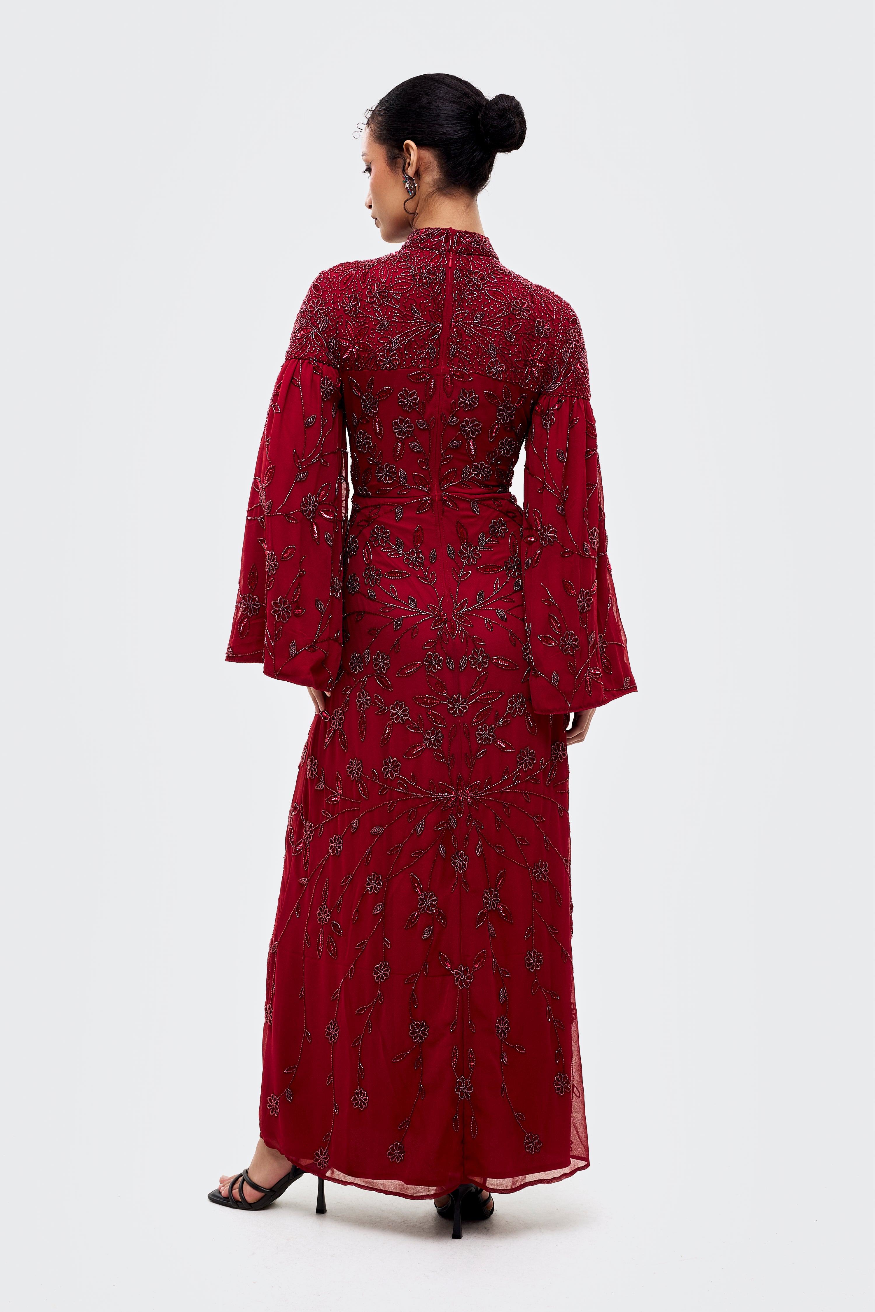 Maisie Modest Sequin Maxi Dress | MTZ260304
