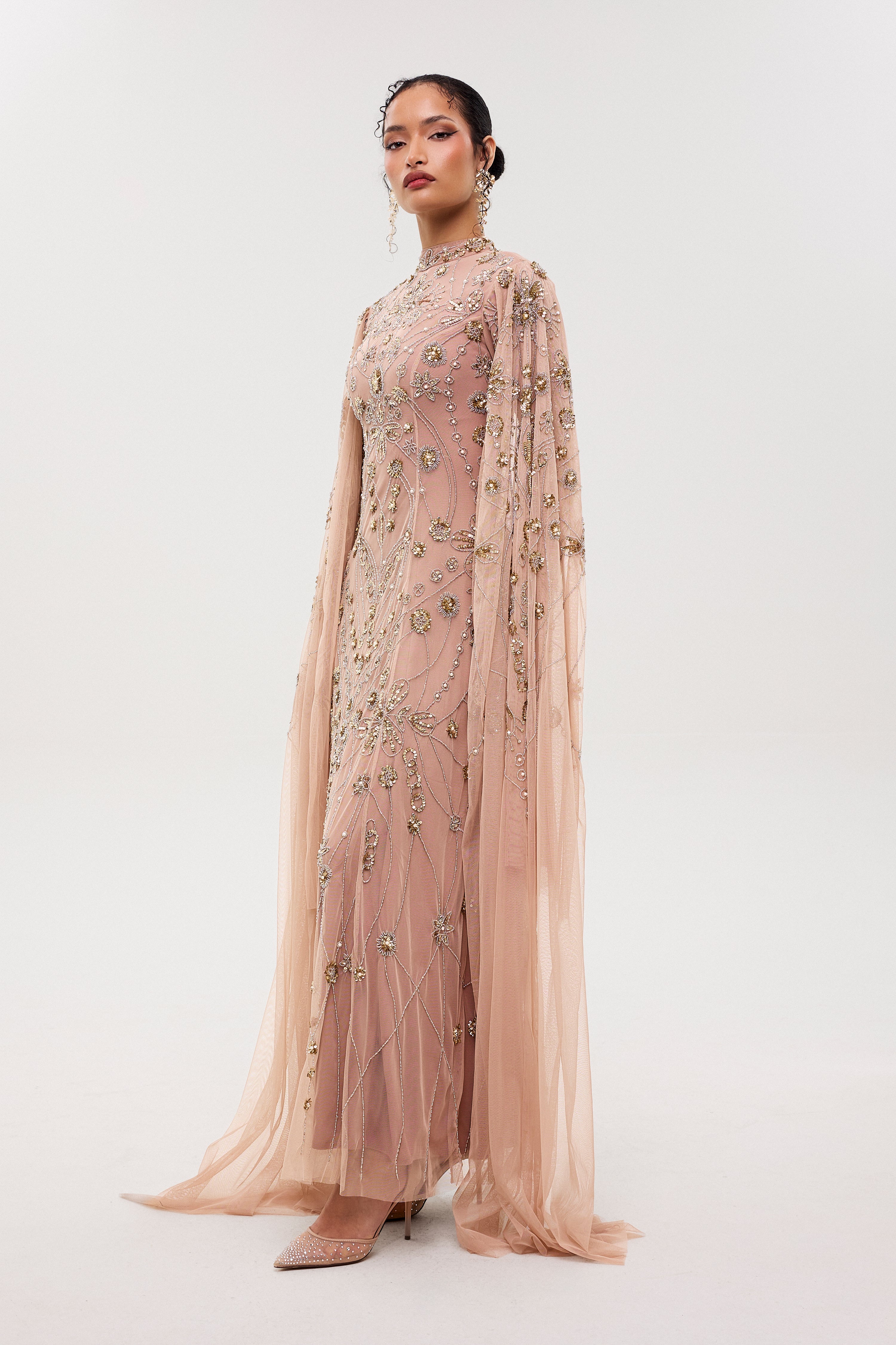 Tiye Modest Sequin Maxi Dress | MTZ260308