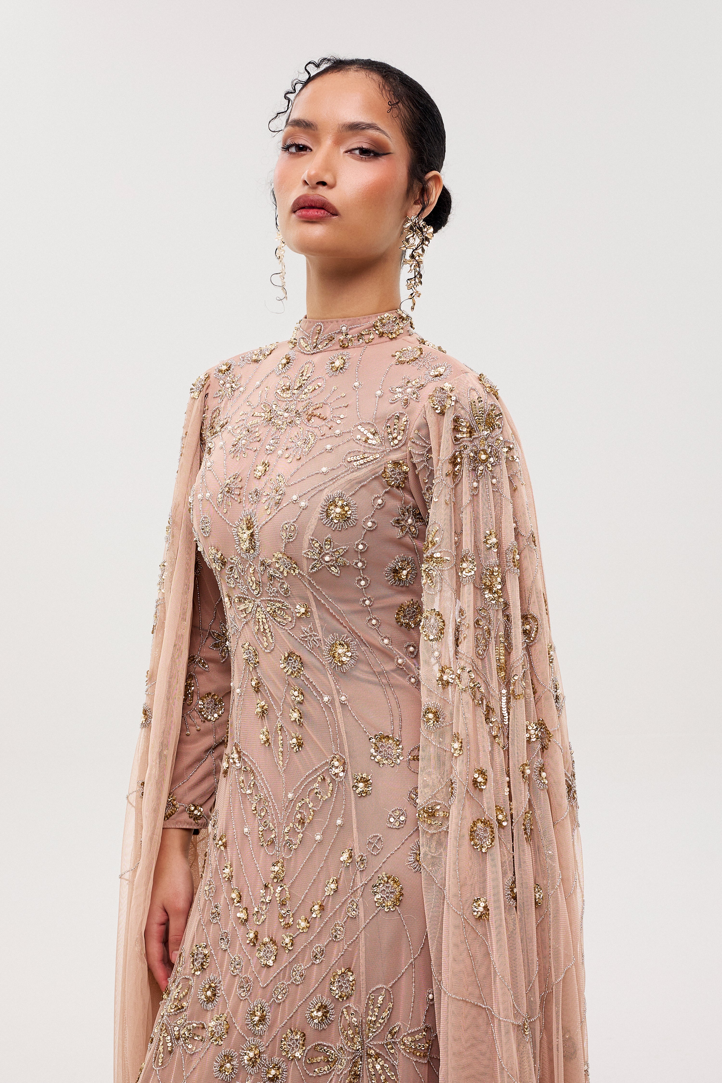 Tiye Modest Sequin Maxi Dress | MTZ260308