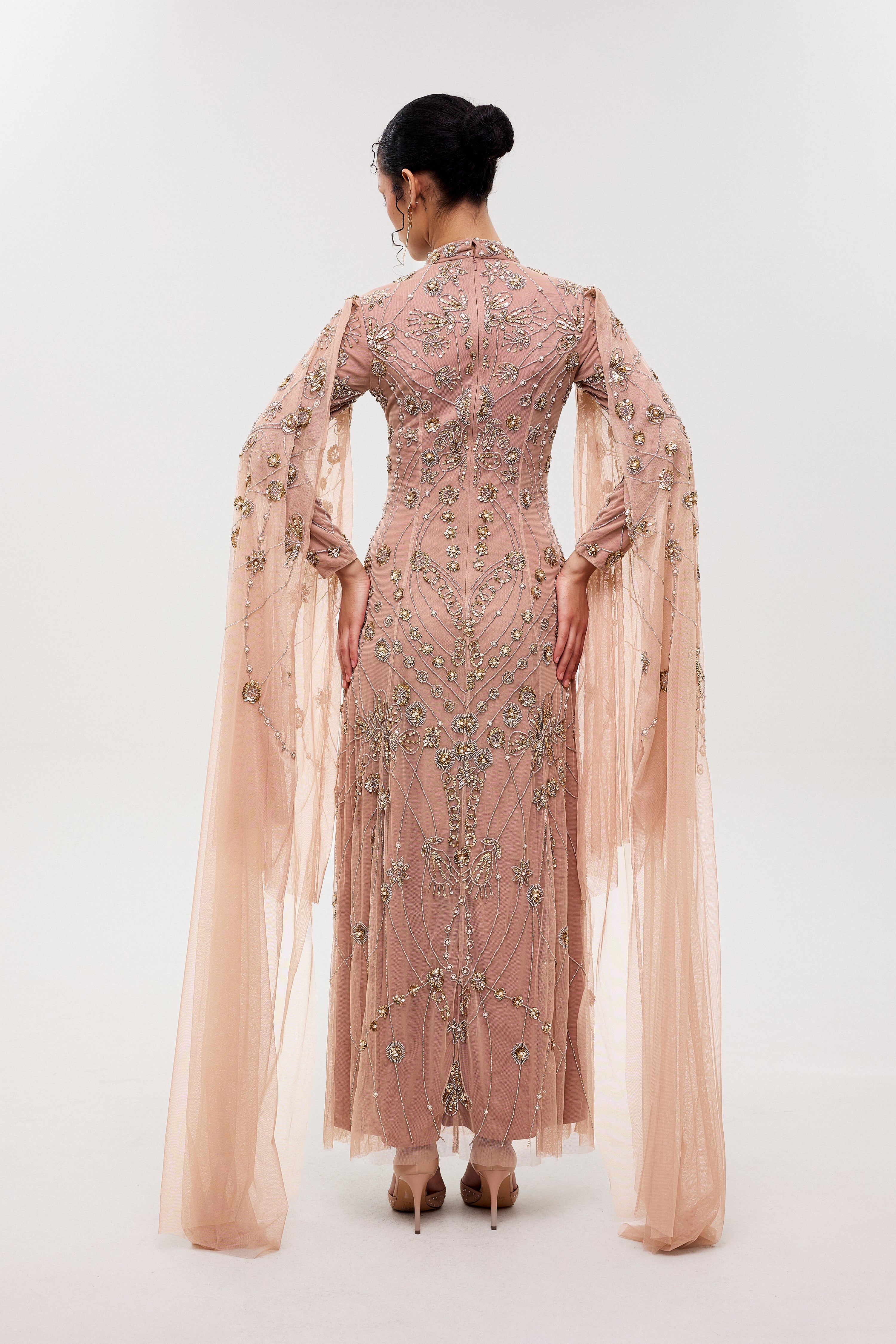 Tiye Modest Sequin Maxi Dress | MTZ260308