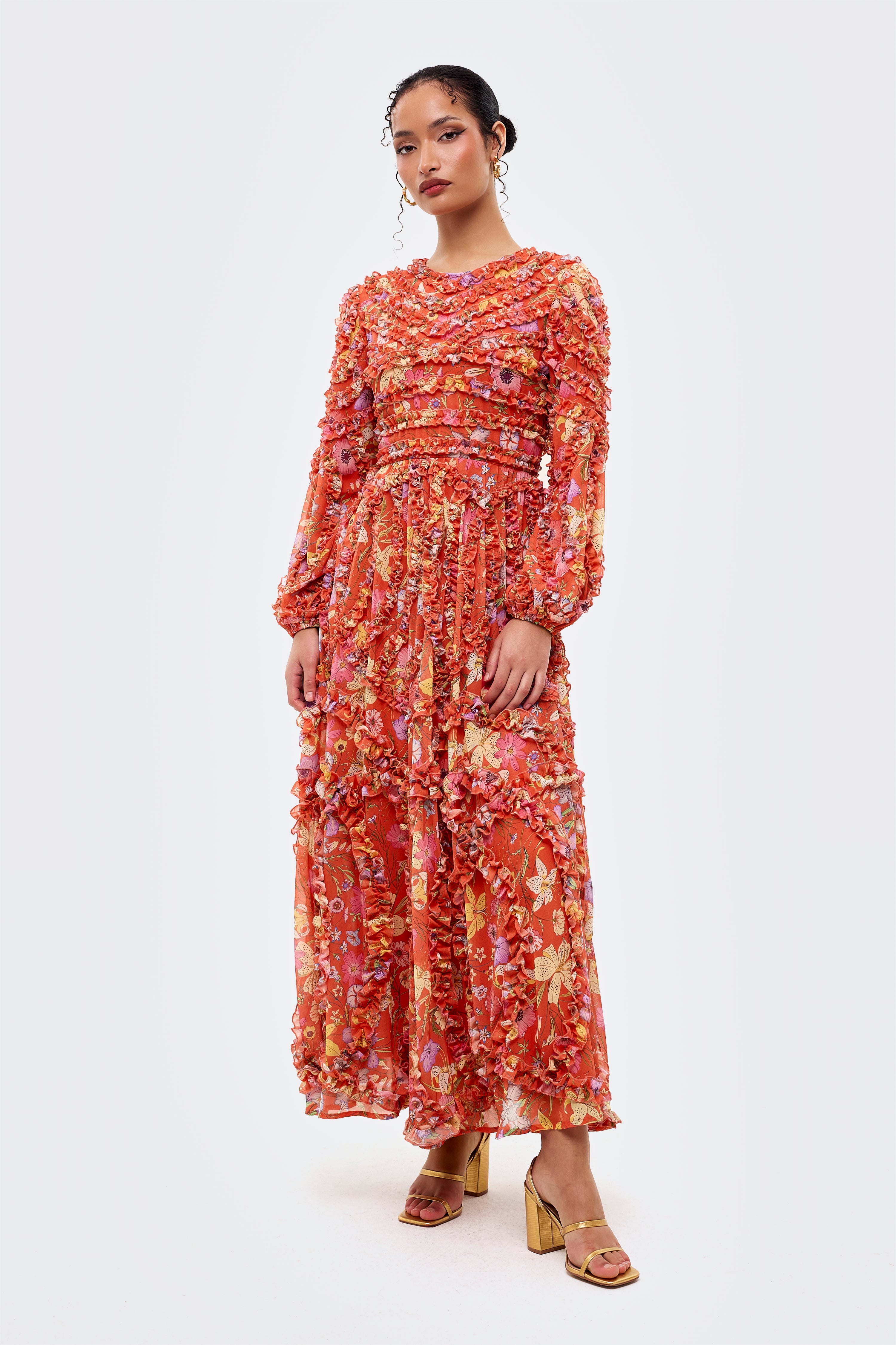 red modest maxi dress Maroon Ponti Di Roma Ruched Modest Maxi Dress Kabayare