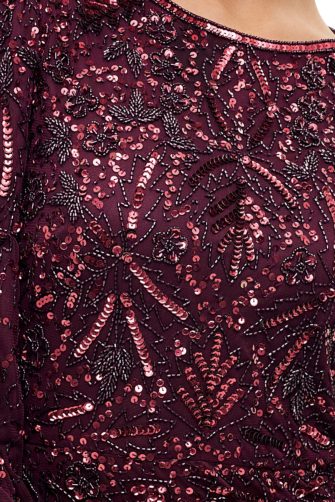 Riham Modest Sequin Maxi Dress | MTZ260311