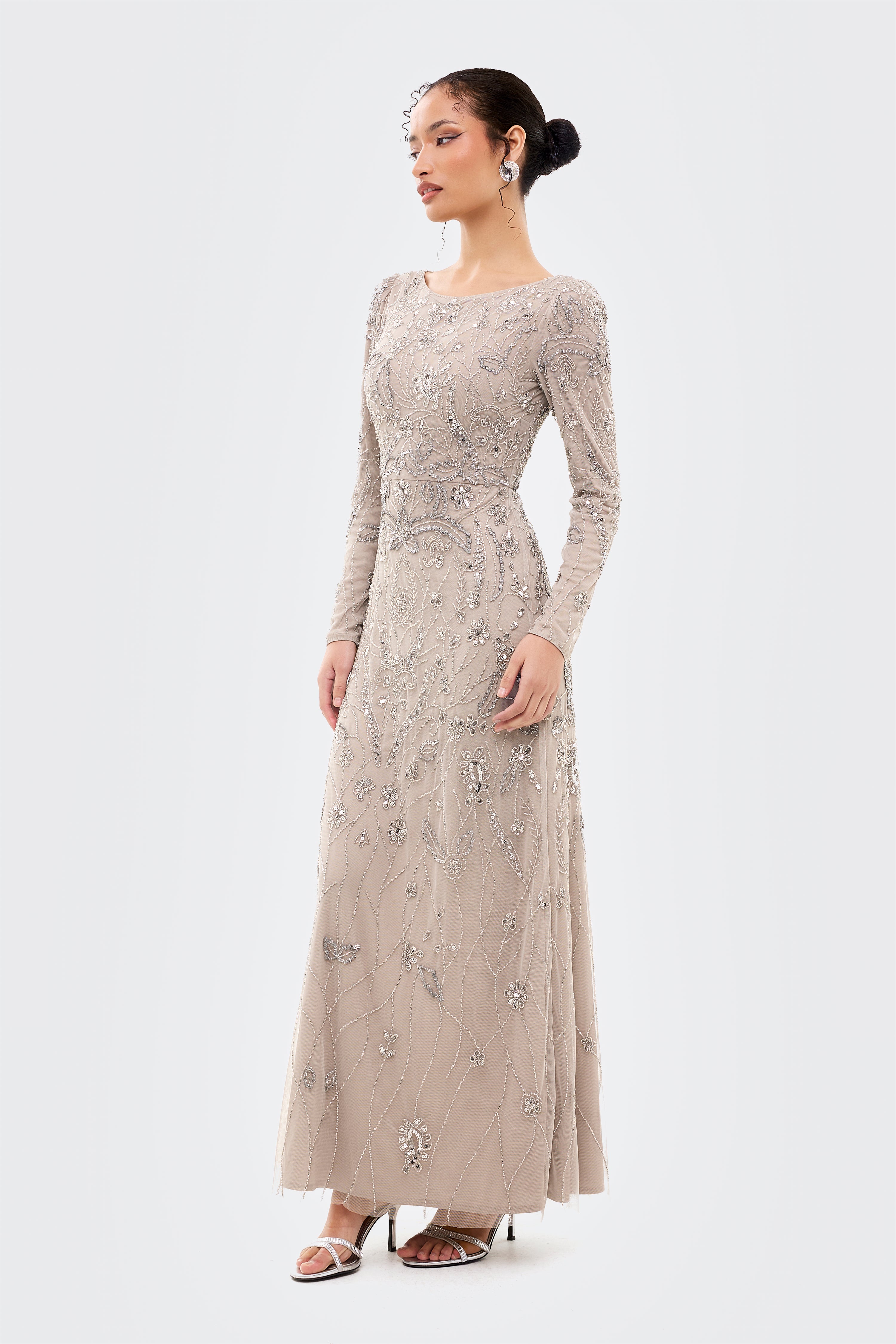 Dija Modest Sequin Maxi Dress | MTZ260312