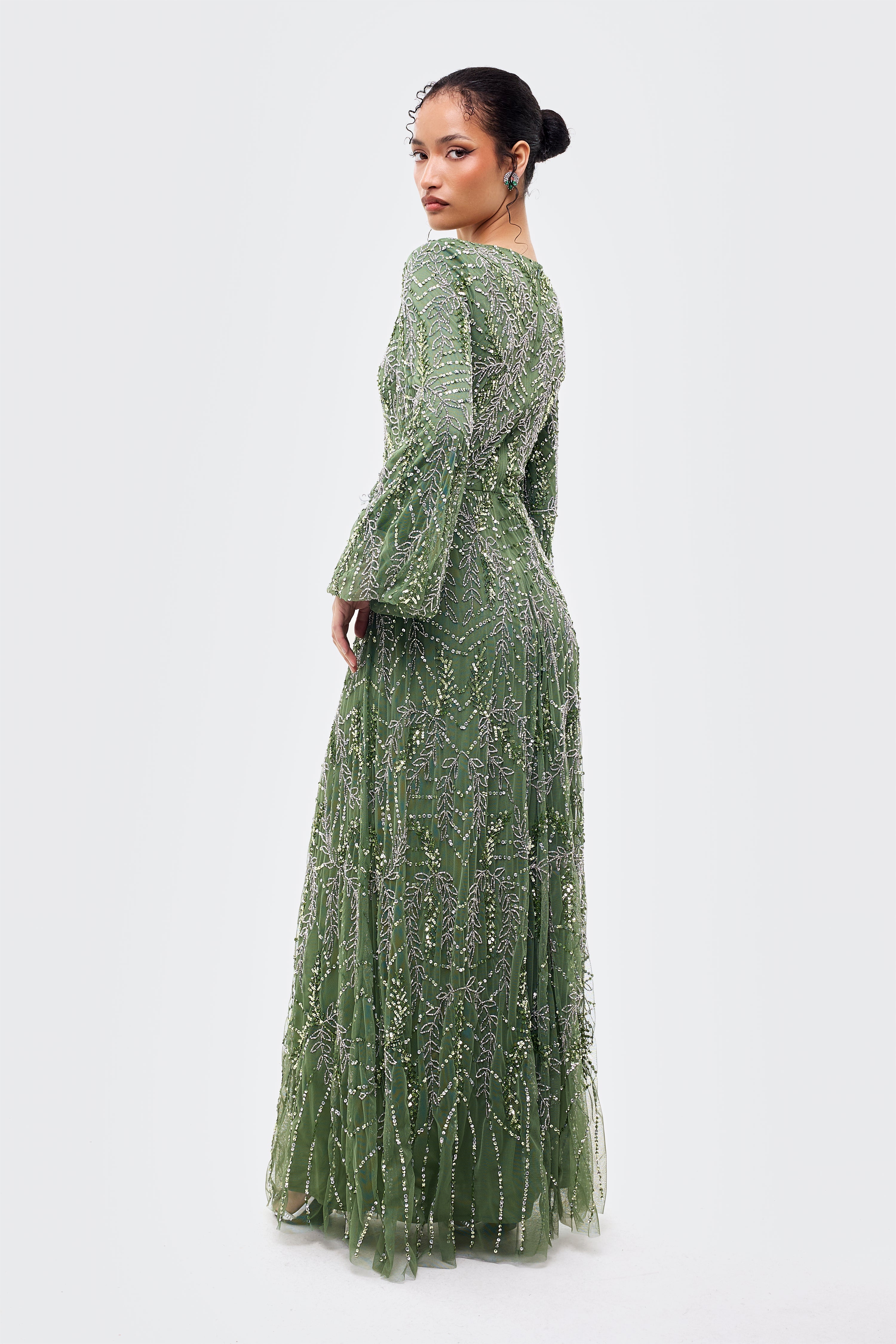Aziza Modest Sequin Maxi Dress Aziza Modest Sequin Maxi Dress