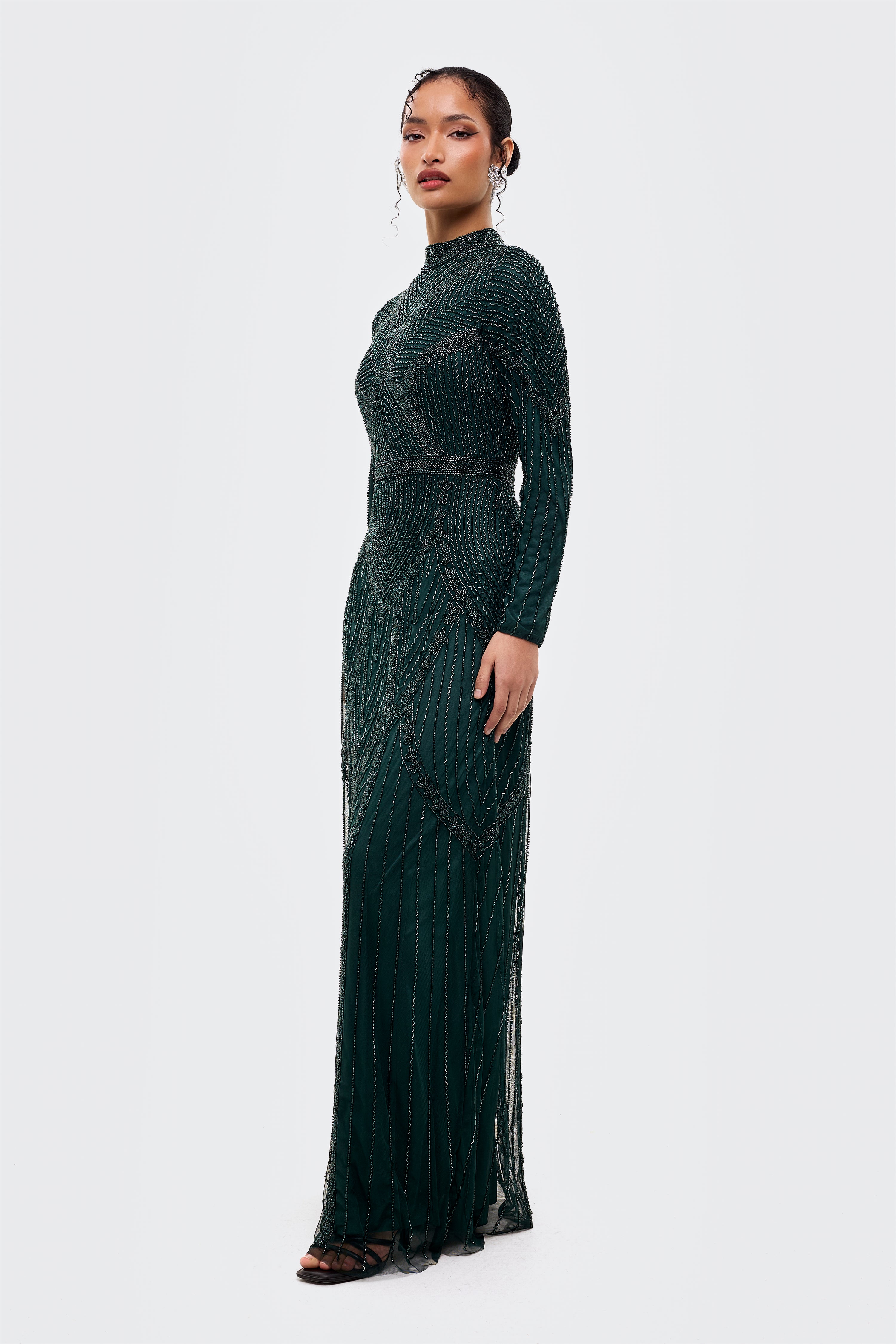 Ayum Modest Sequin Maxi Dress | MTZ260116