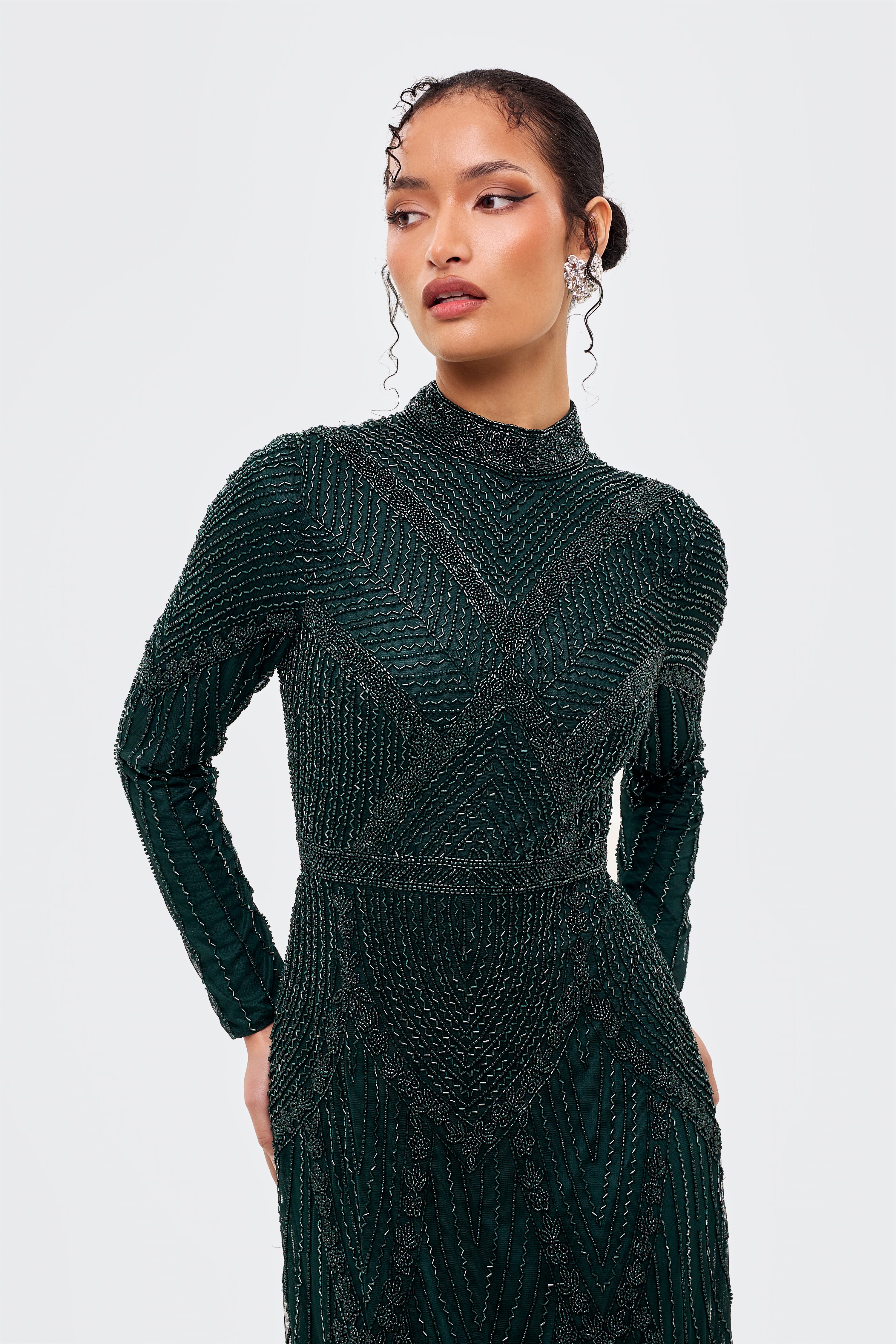 Ayum Modest Sequin Maxi Dress | MTZ260116