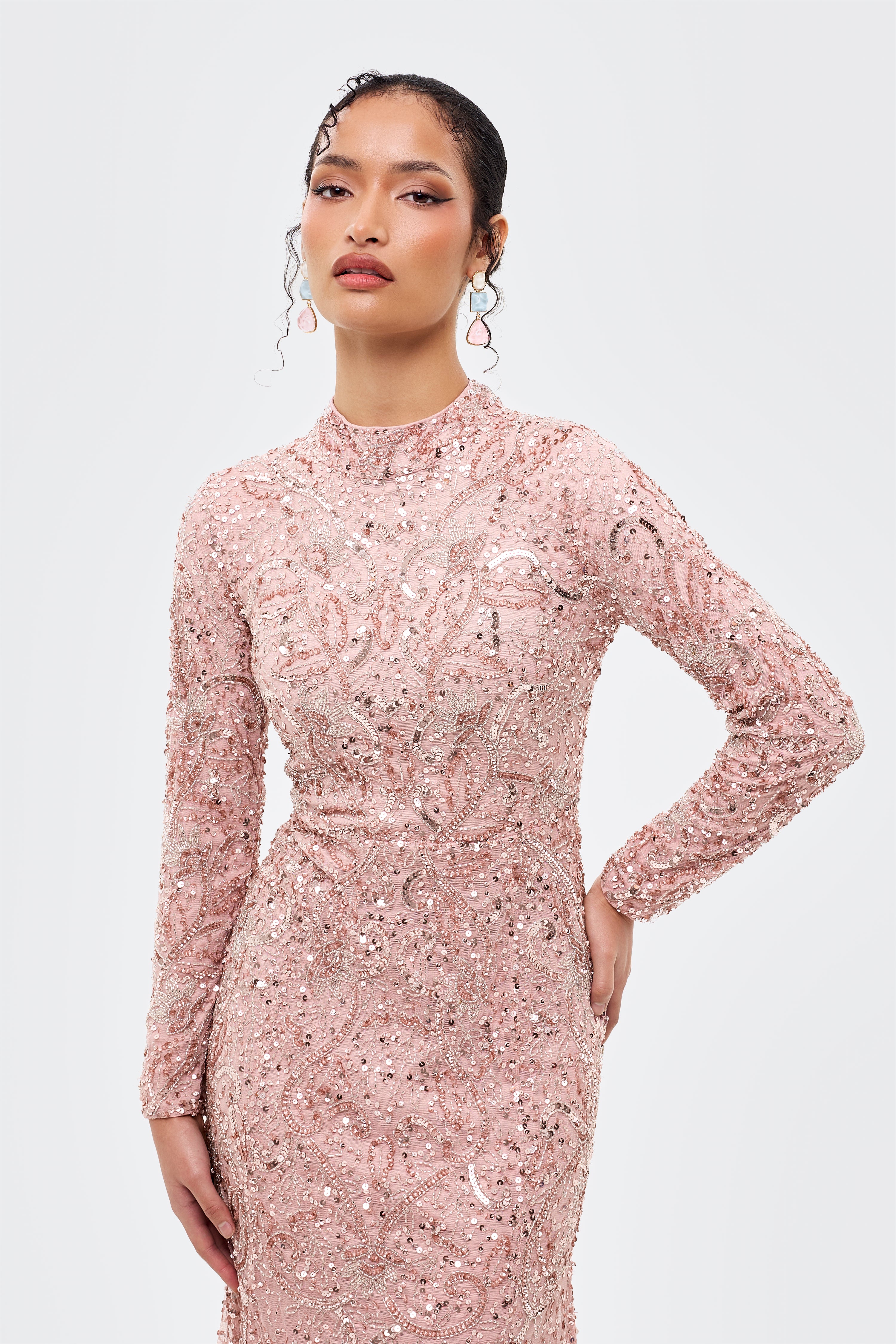 isla rose sequin dress Layla Modest Sequin Maxi Dress