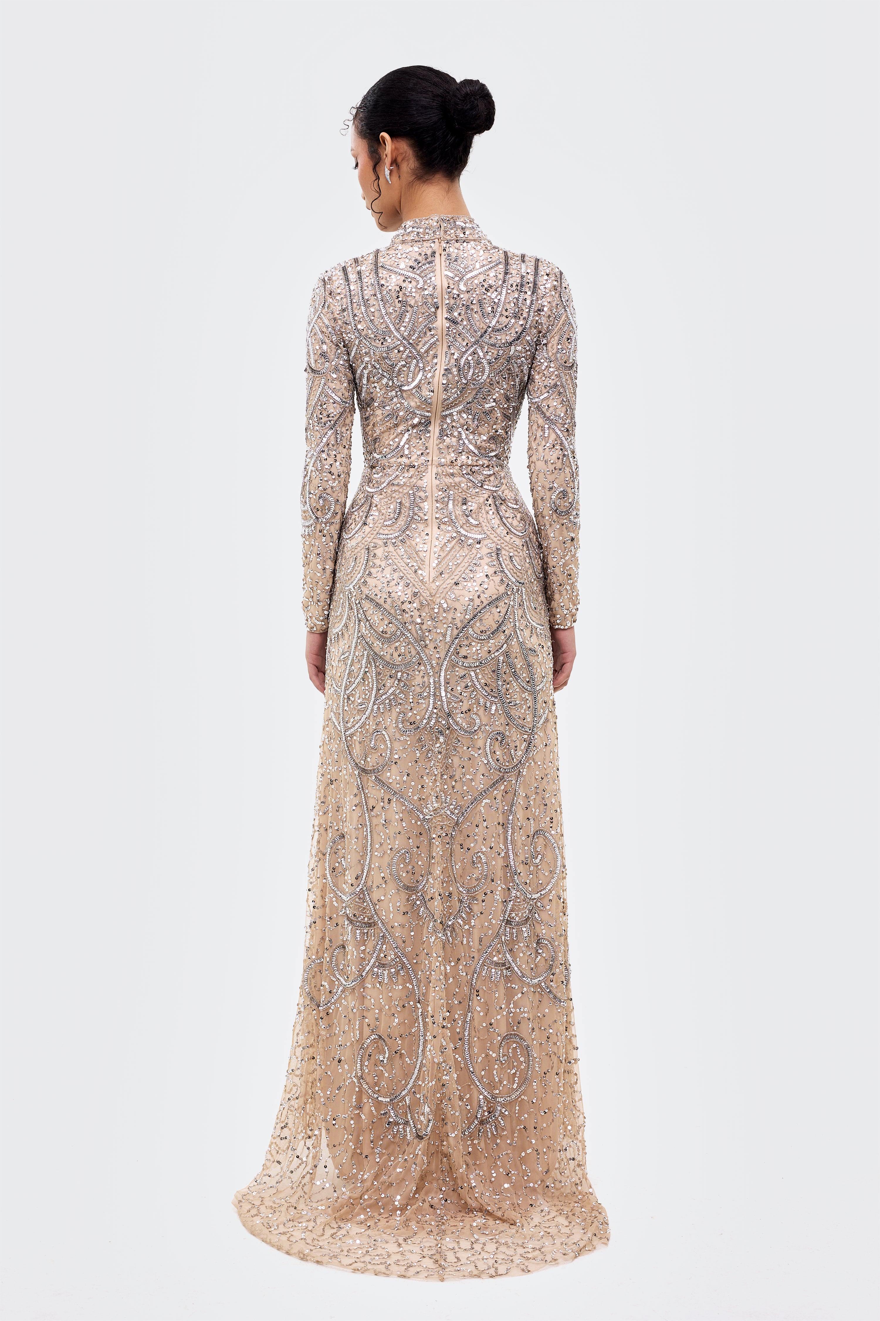 Raya Modest Sequin Maxi Dress | MTZ260313