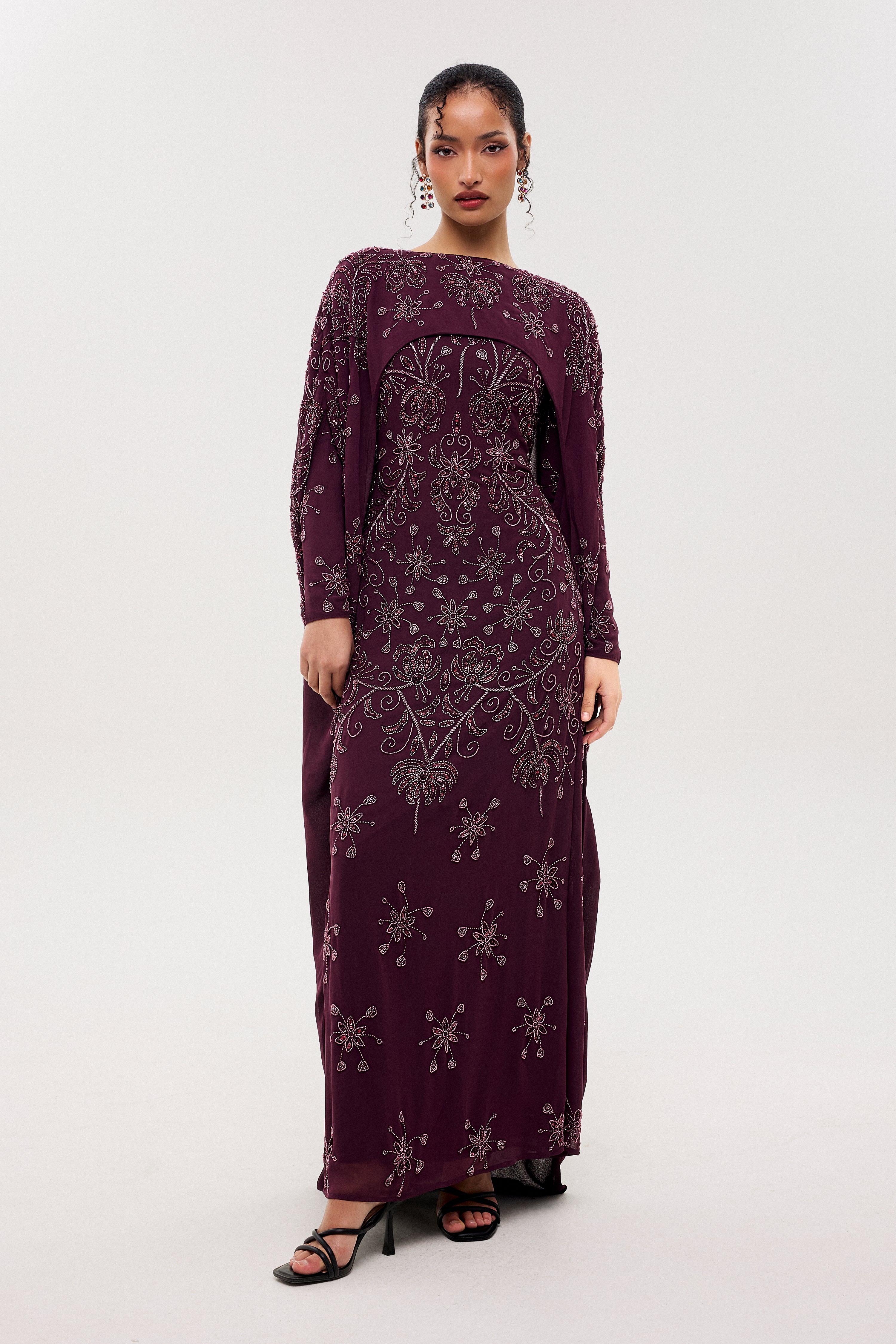Anat Modest Sequin Maxi Dress | MTZ260302