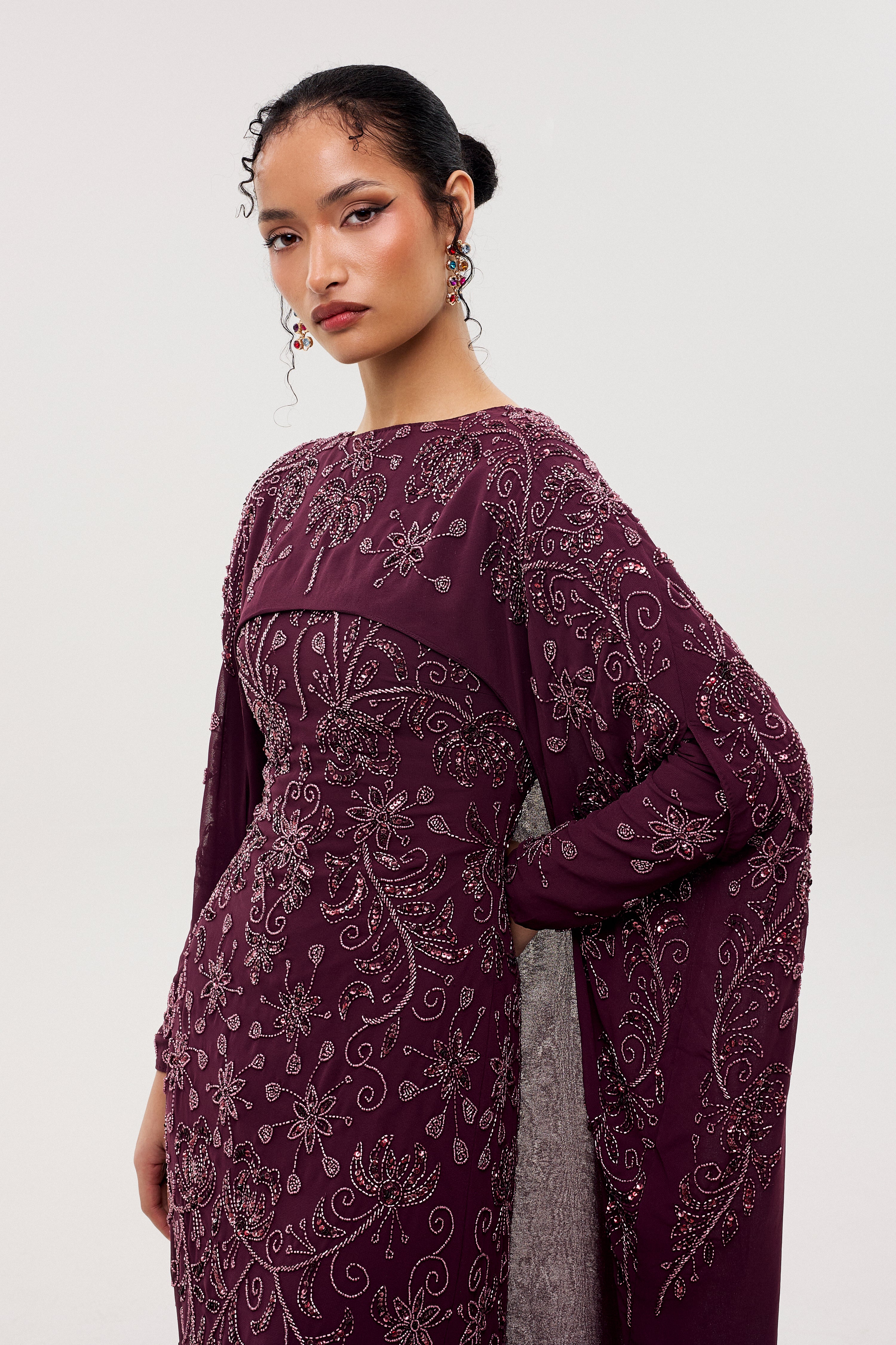 Anat Modest Sequin Maxi Dress | MTZ260302