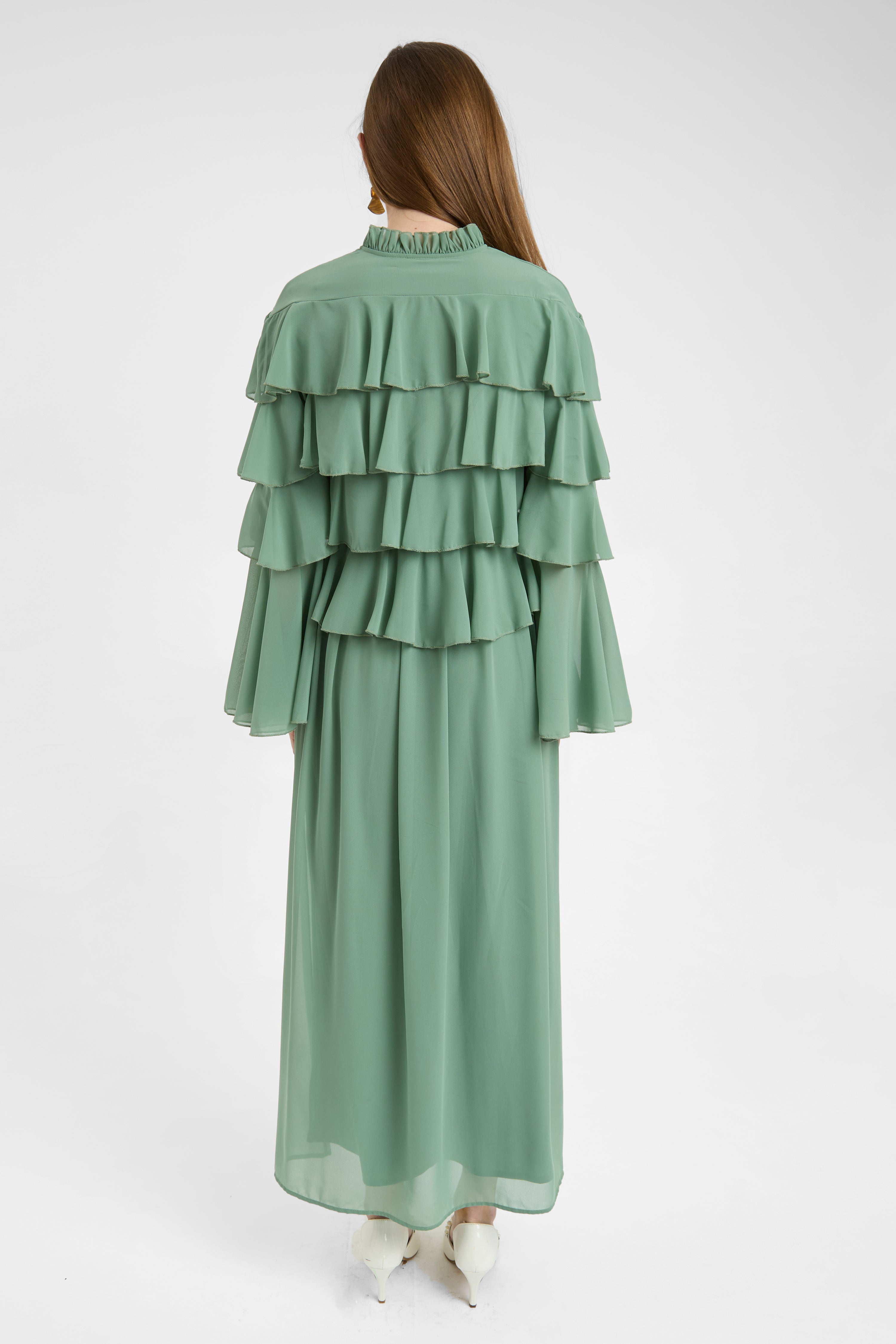 Aria Modest Chiffon Maxi Dress | MTZ250919