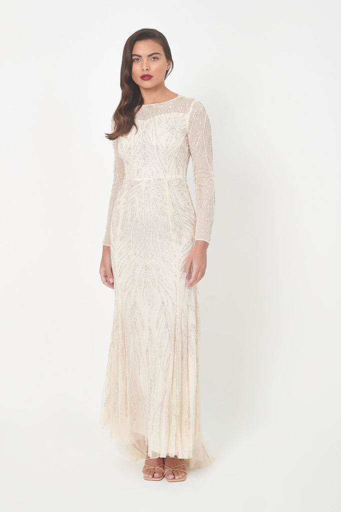 MAHAM EMBELLISHED SEQUIN DRESS