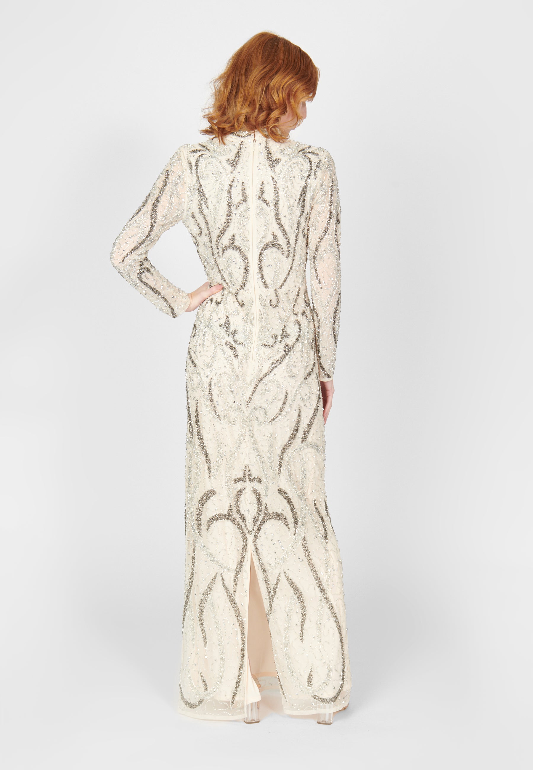 Dani Embellished Sequin Maxi Dress | MTZ230905