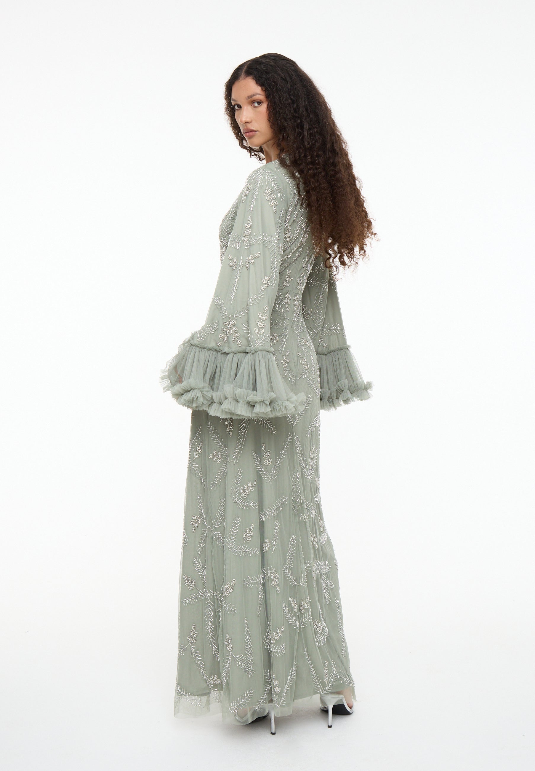 Malia Embellished Sequin Maxi Dress | MTZ250704