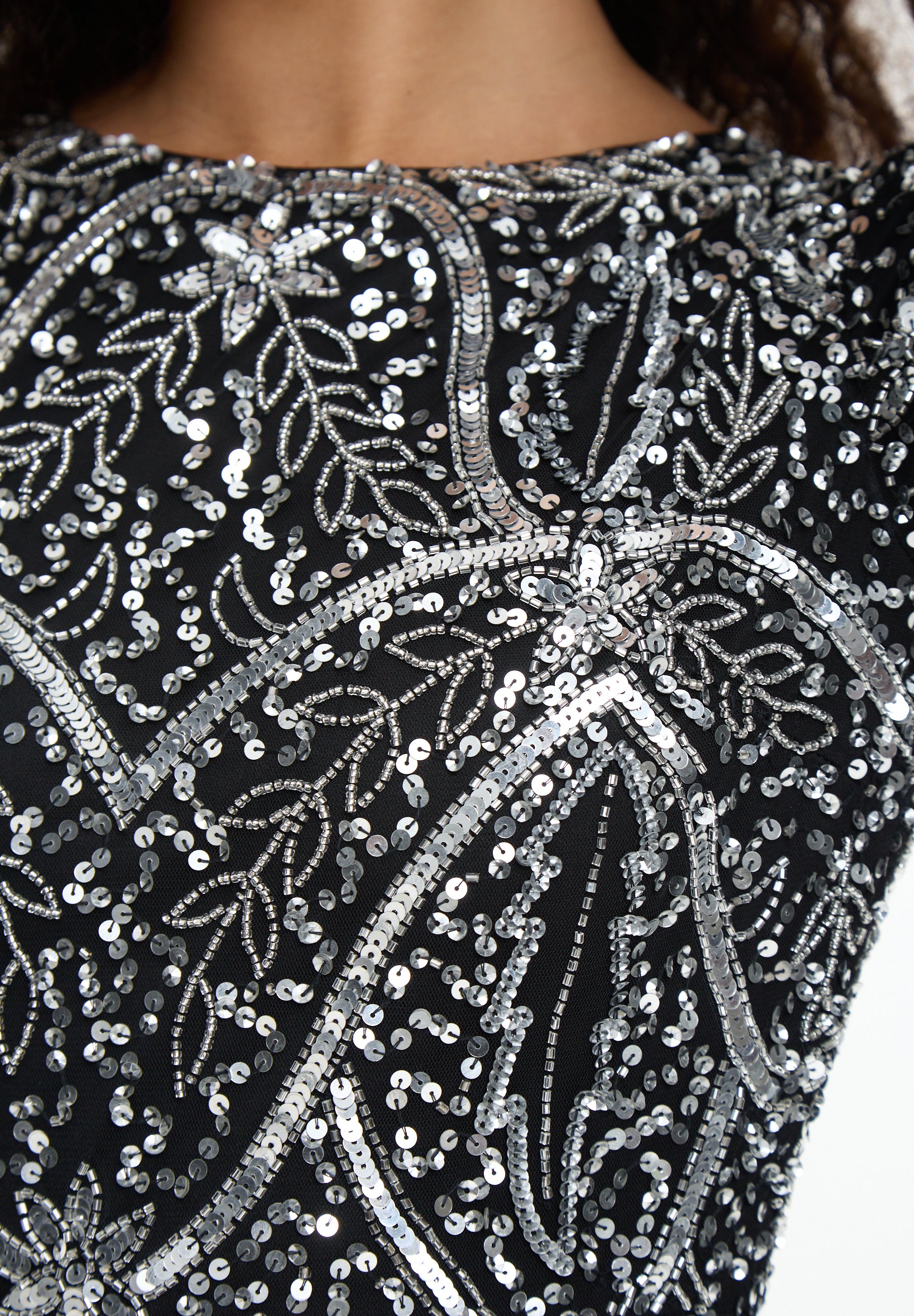 Azza Embellished Sequin Maxi Dress | MTZ250814