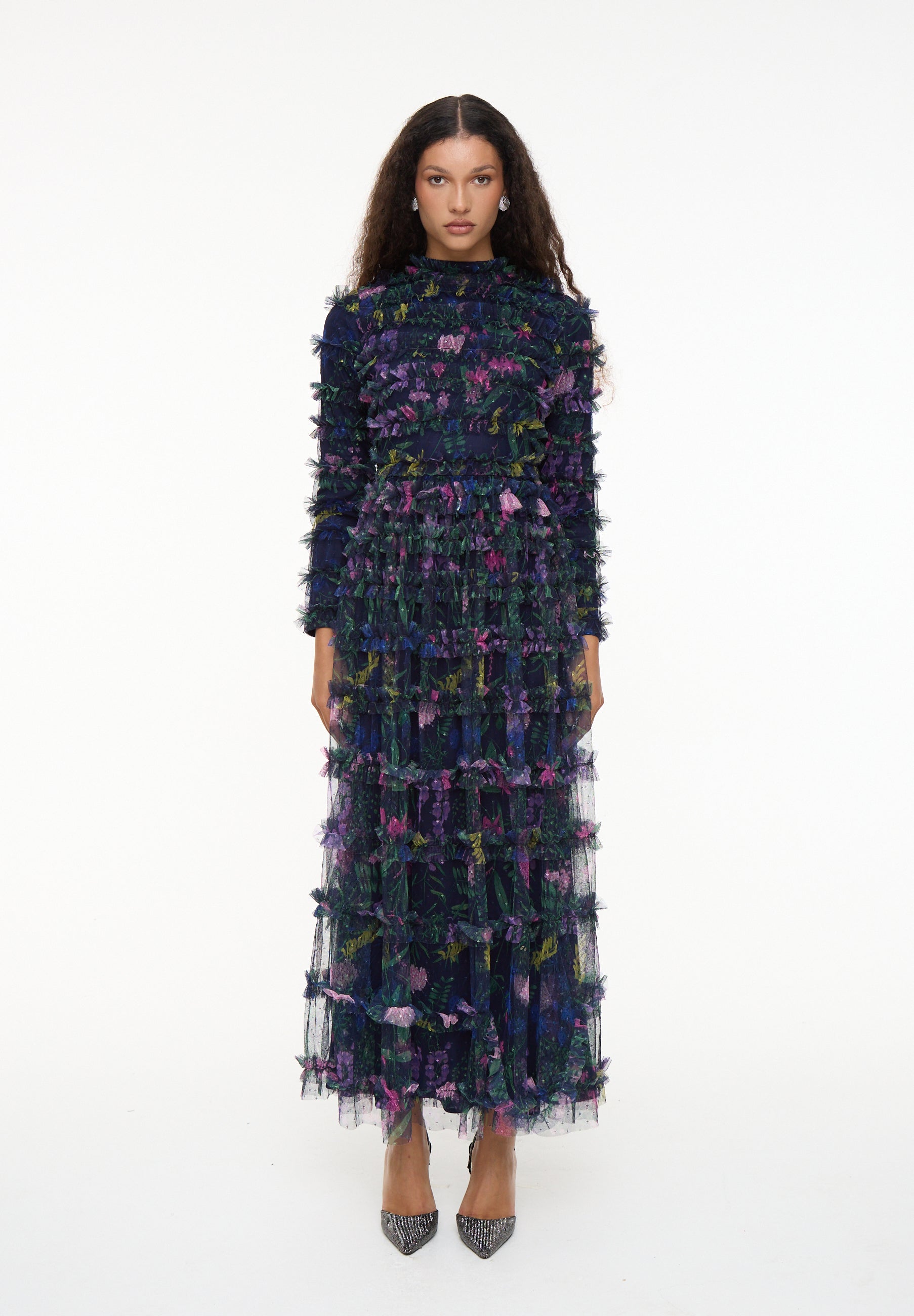 Miray Modest Ruffle Maxi Dress | MTZ250118