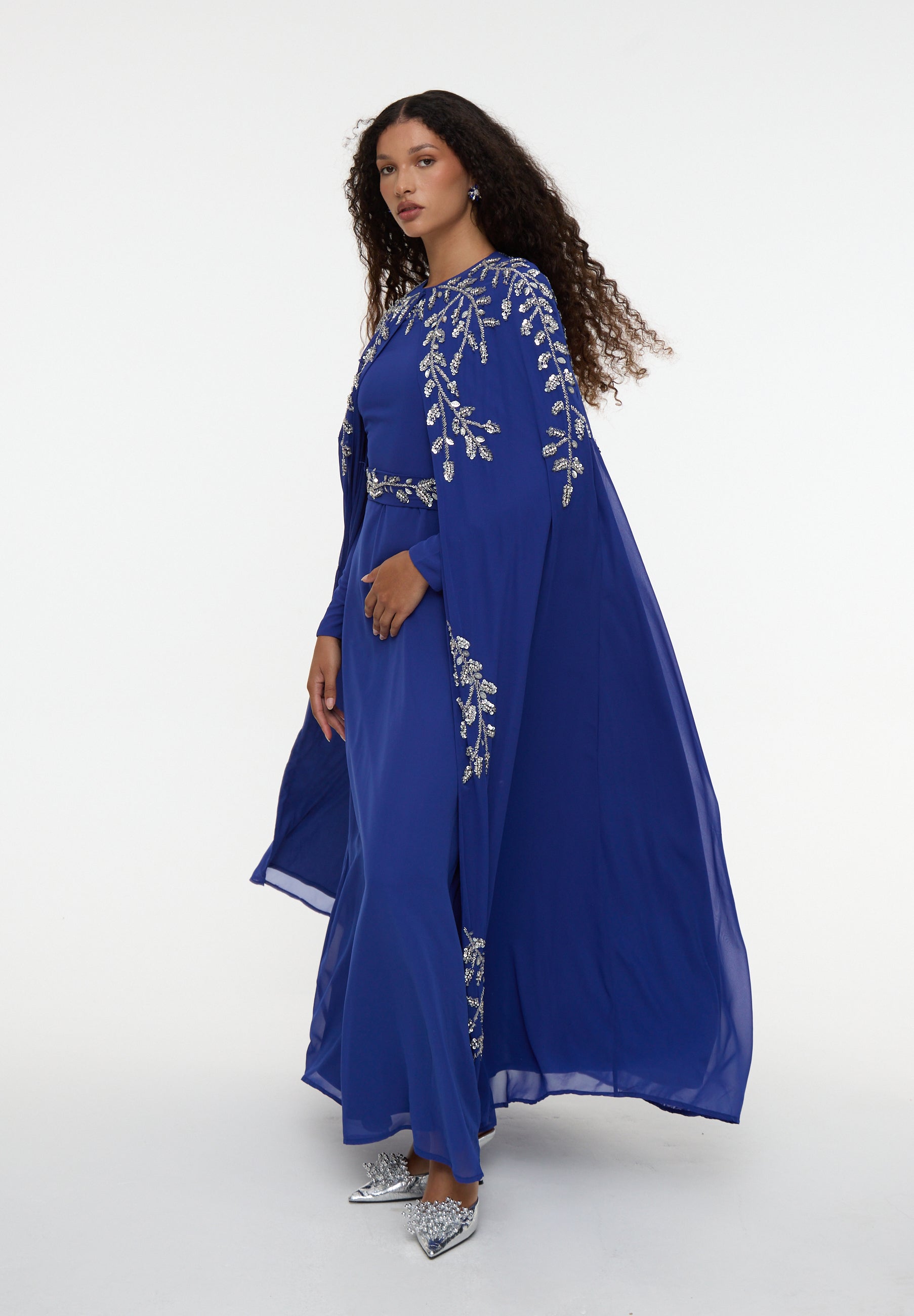 Diana Embellished Sequin Maxi Dress | MTZ250806