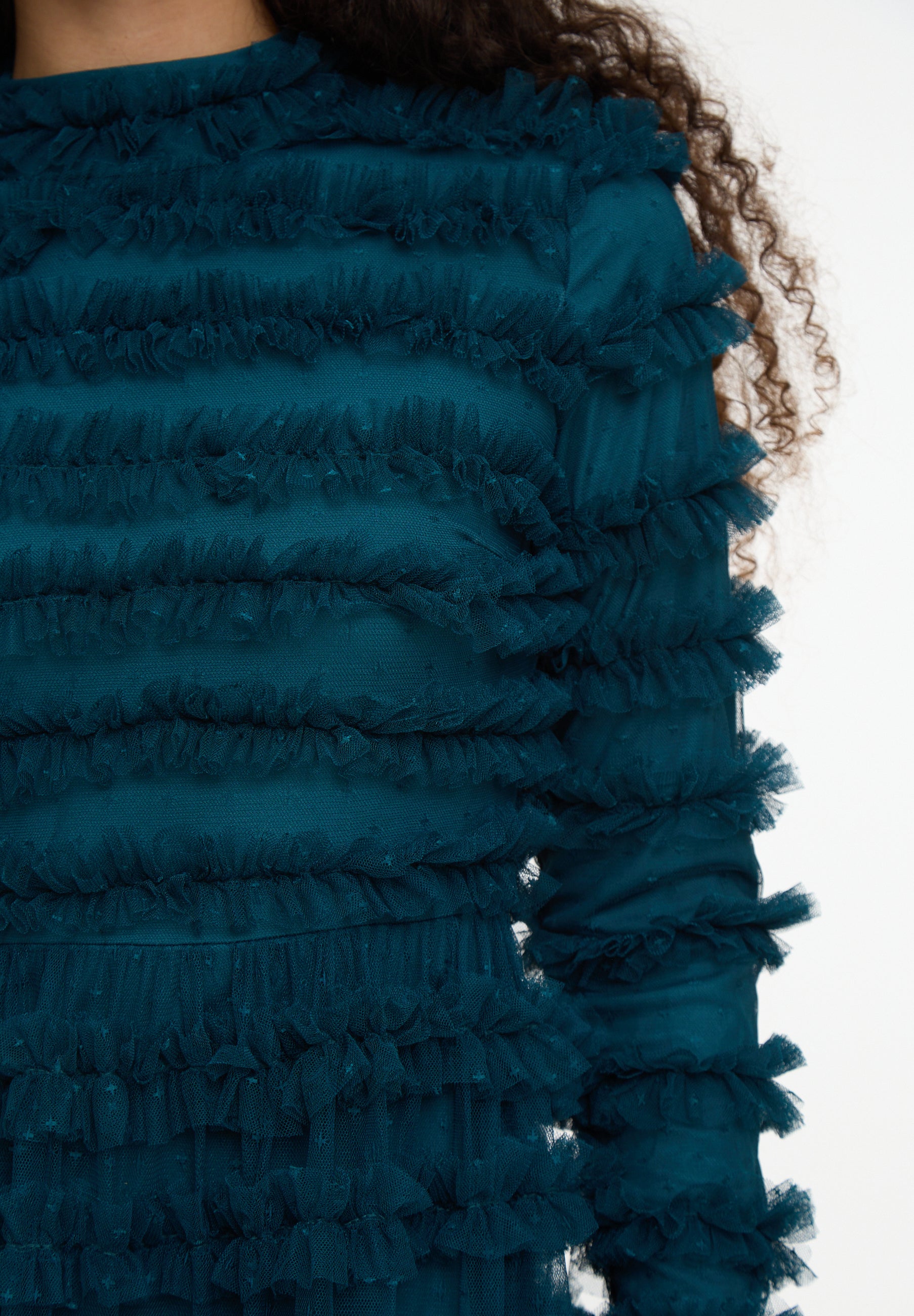 Leyla Modest Ruffle Maxi Dress | MTZ250115