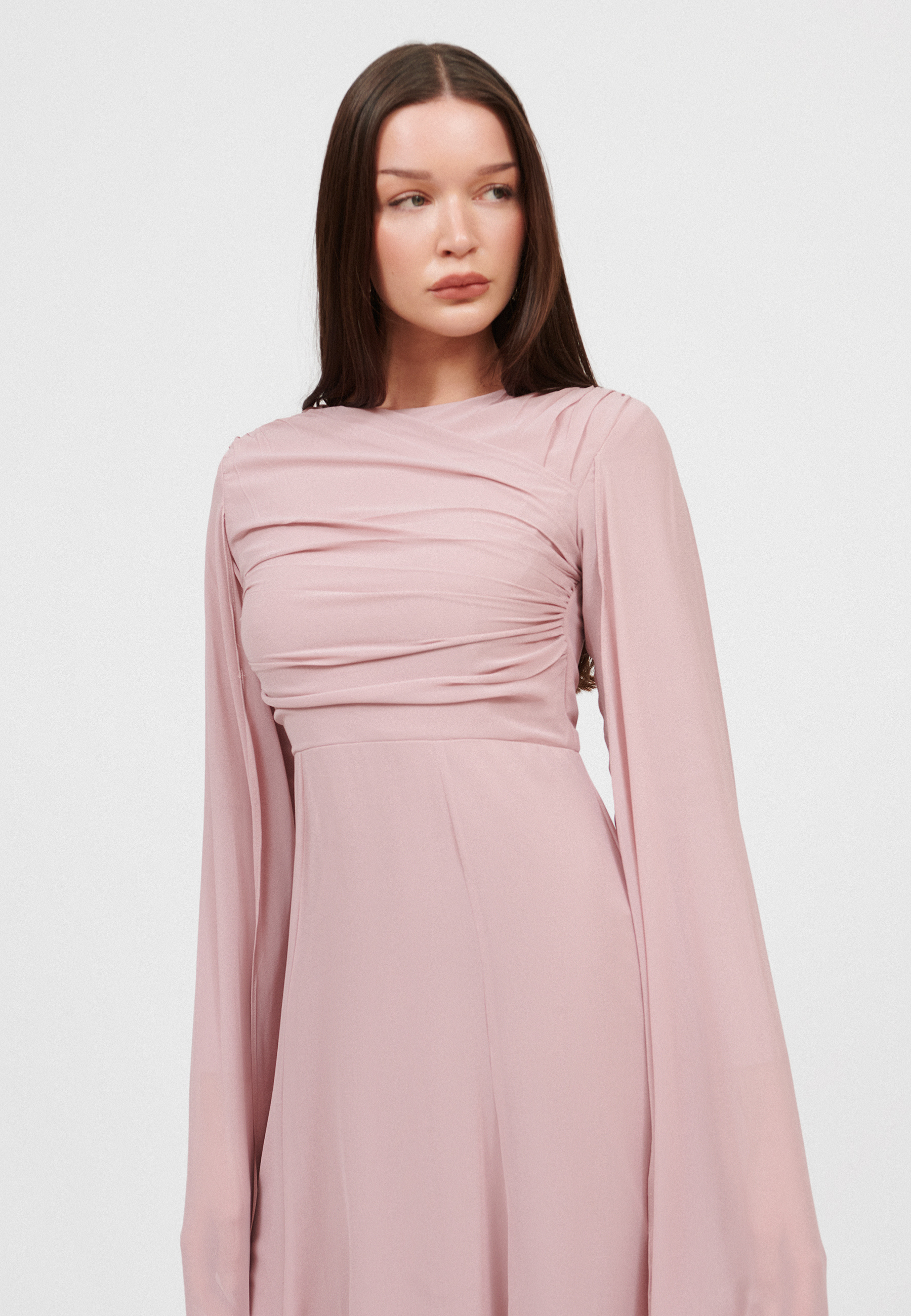 Leena Modest Chiffon Maxi Dress | MTZ250121