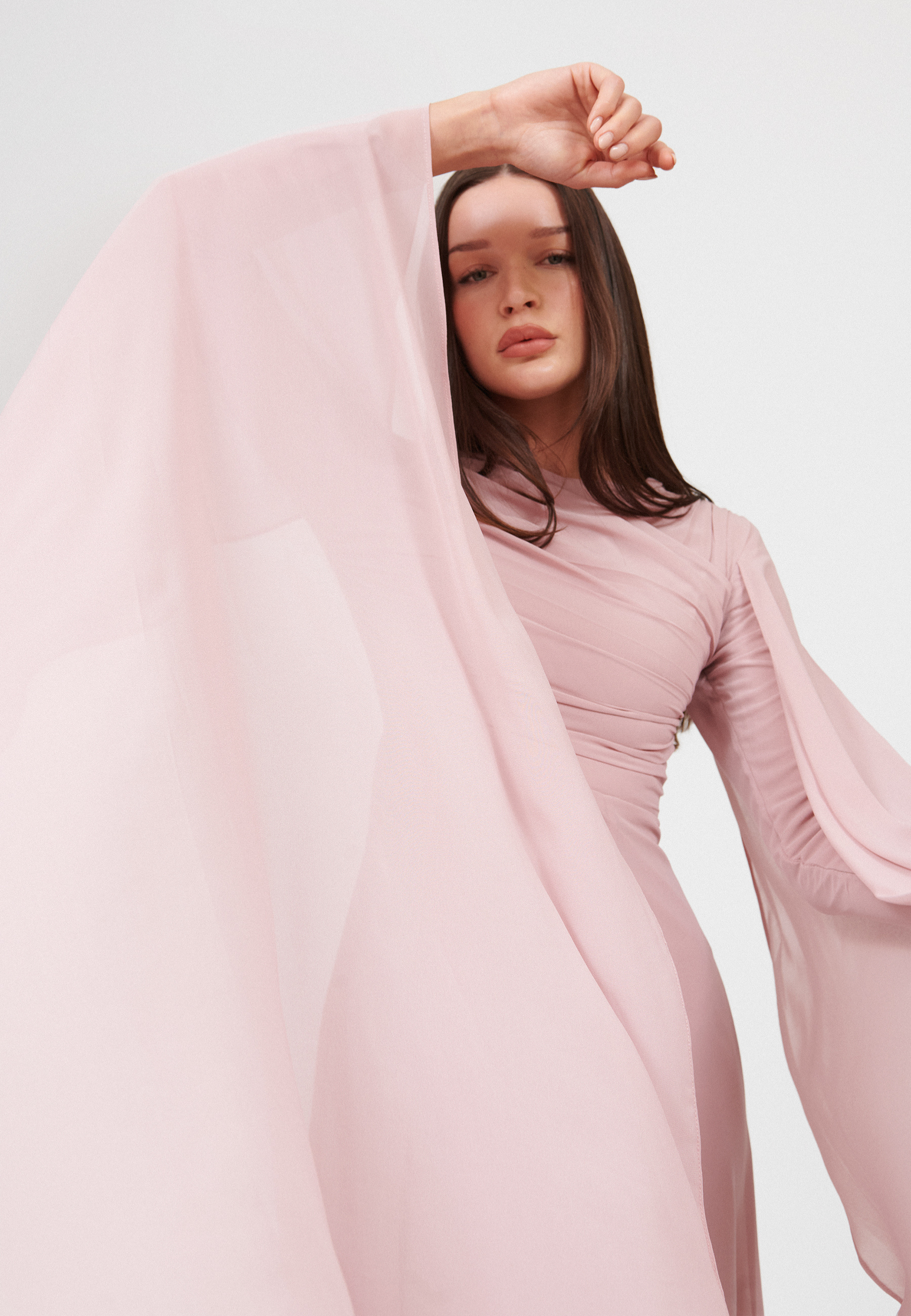 Leena Modest Chiffon Maxi Dress | MTZ250121